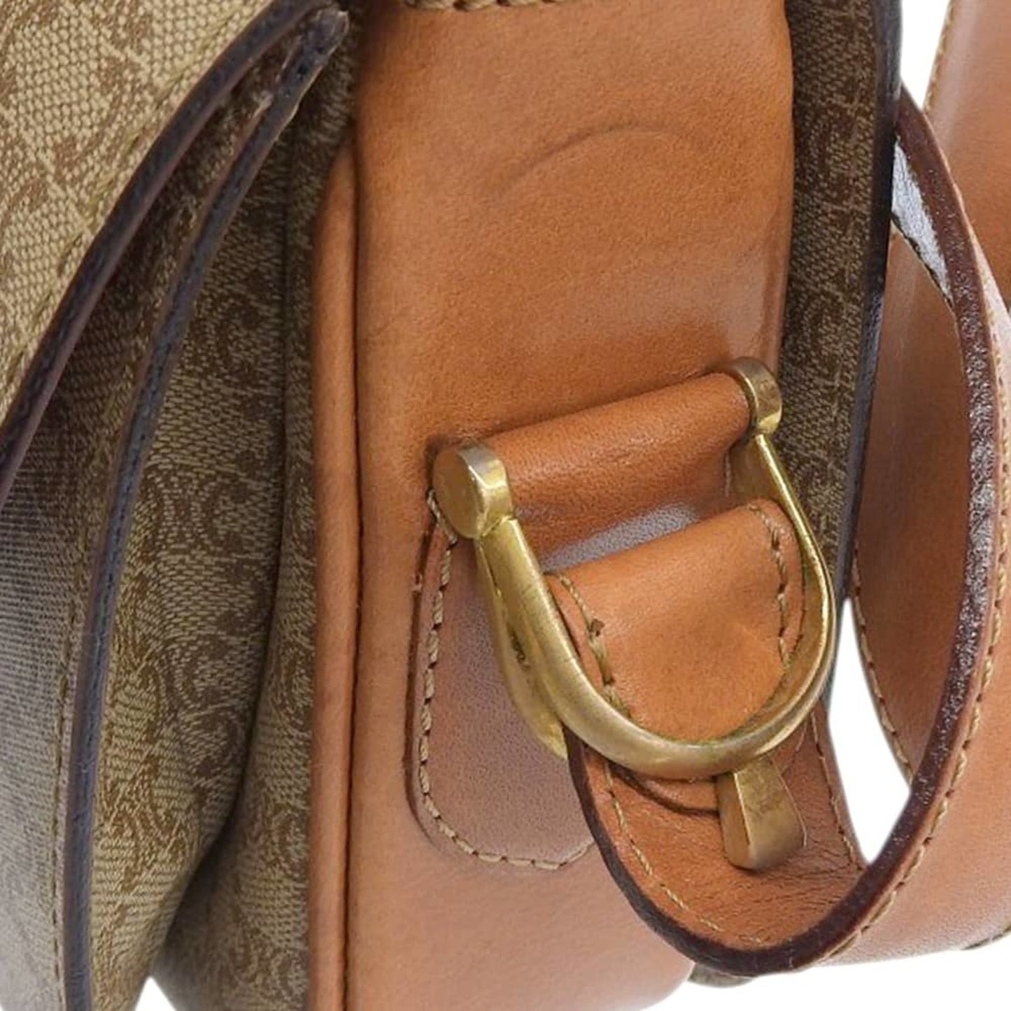 Celine Macadam Shoulder Bag F/09 Beige