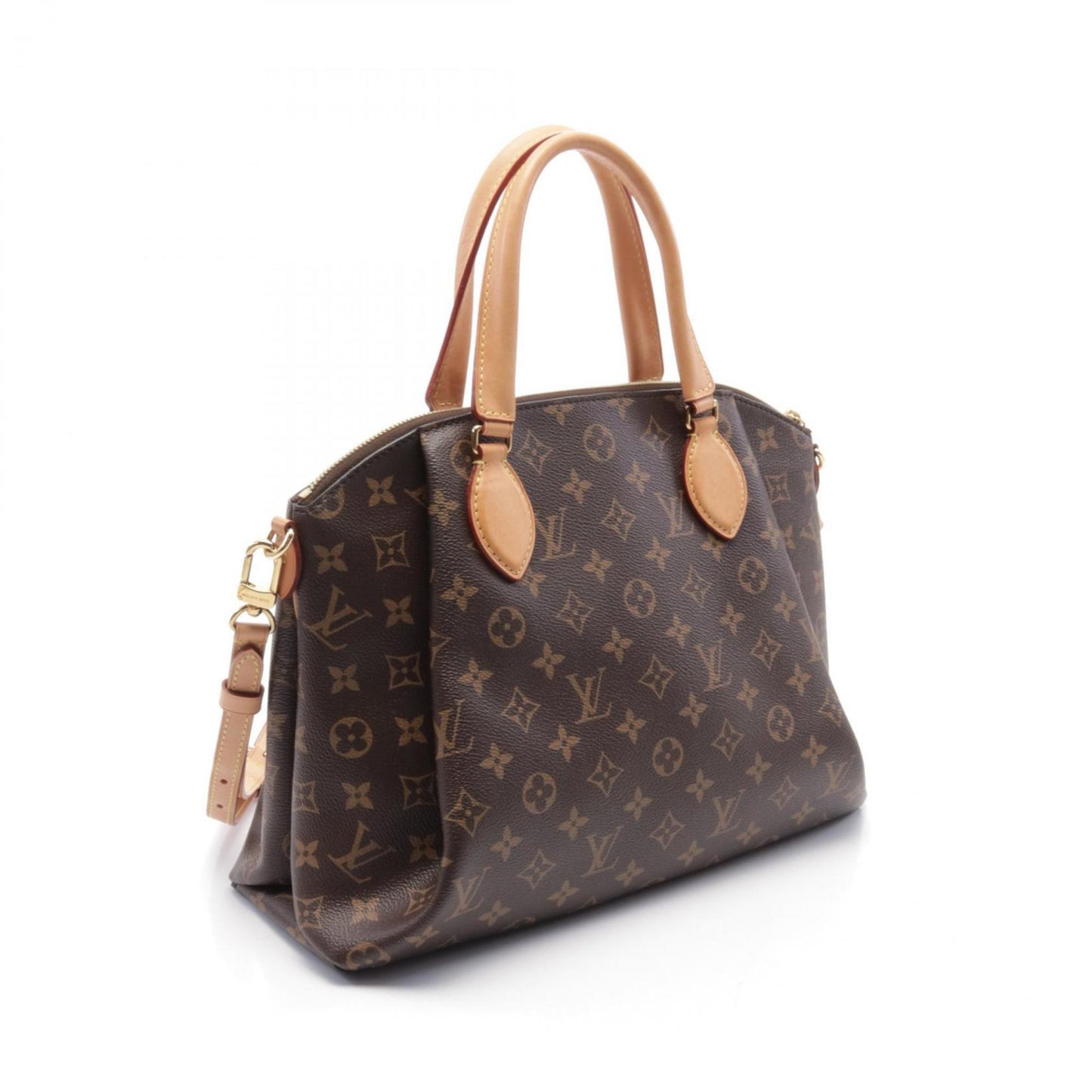 Louis Vuitton Louis Vuitton Rivoli Mm Handbag Coated Canvas Leather Monogram