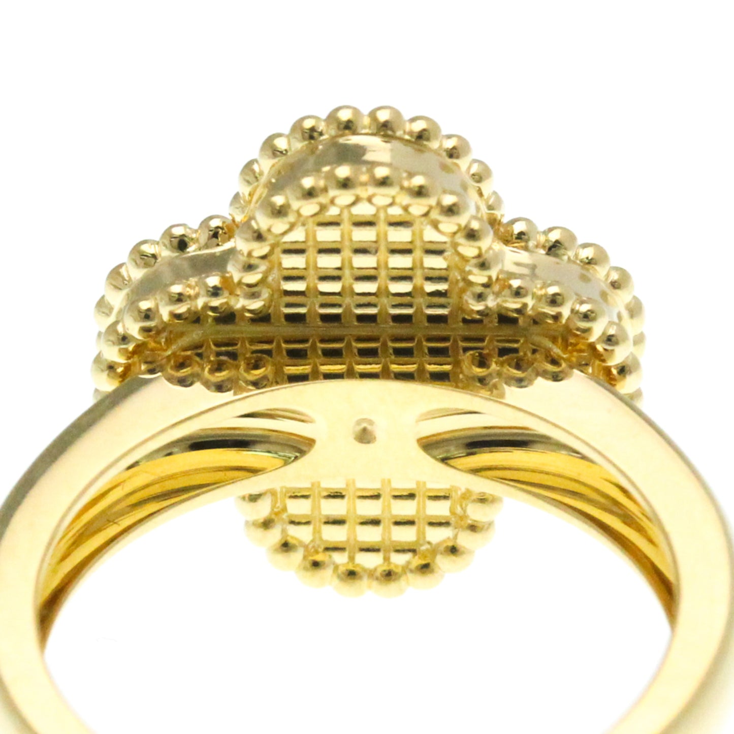Van Cleef & Arpels Vintage Alhambra Ring Yellow Gold (18K) Fashion No Stone Band Ring Gold