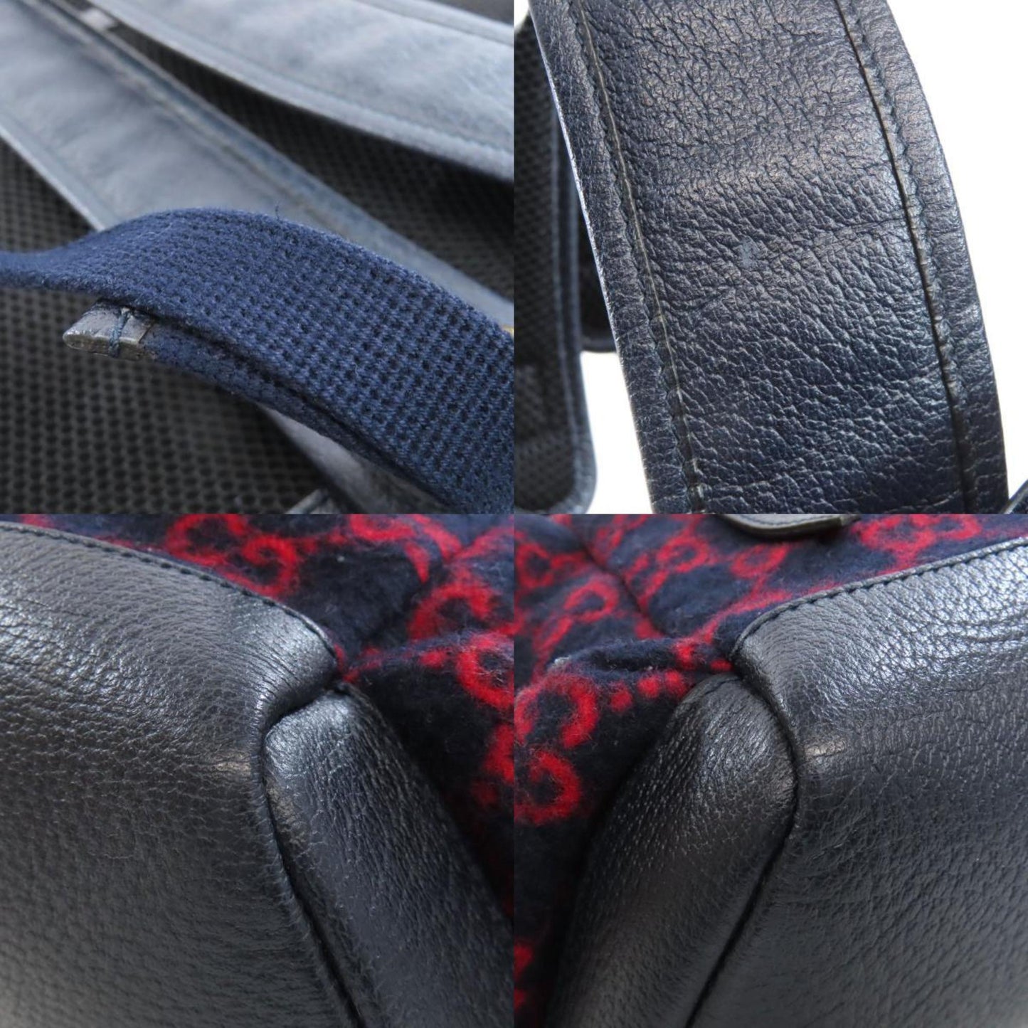 Gucci 598184 Gg Wool Backpack/Daypack