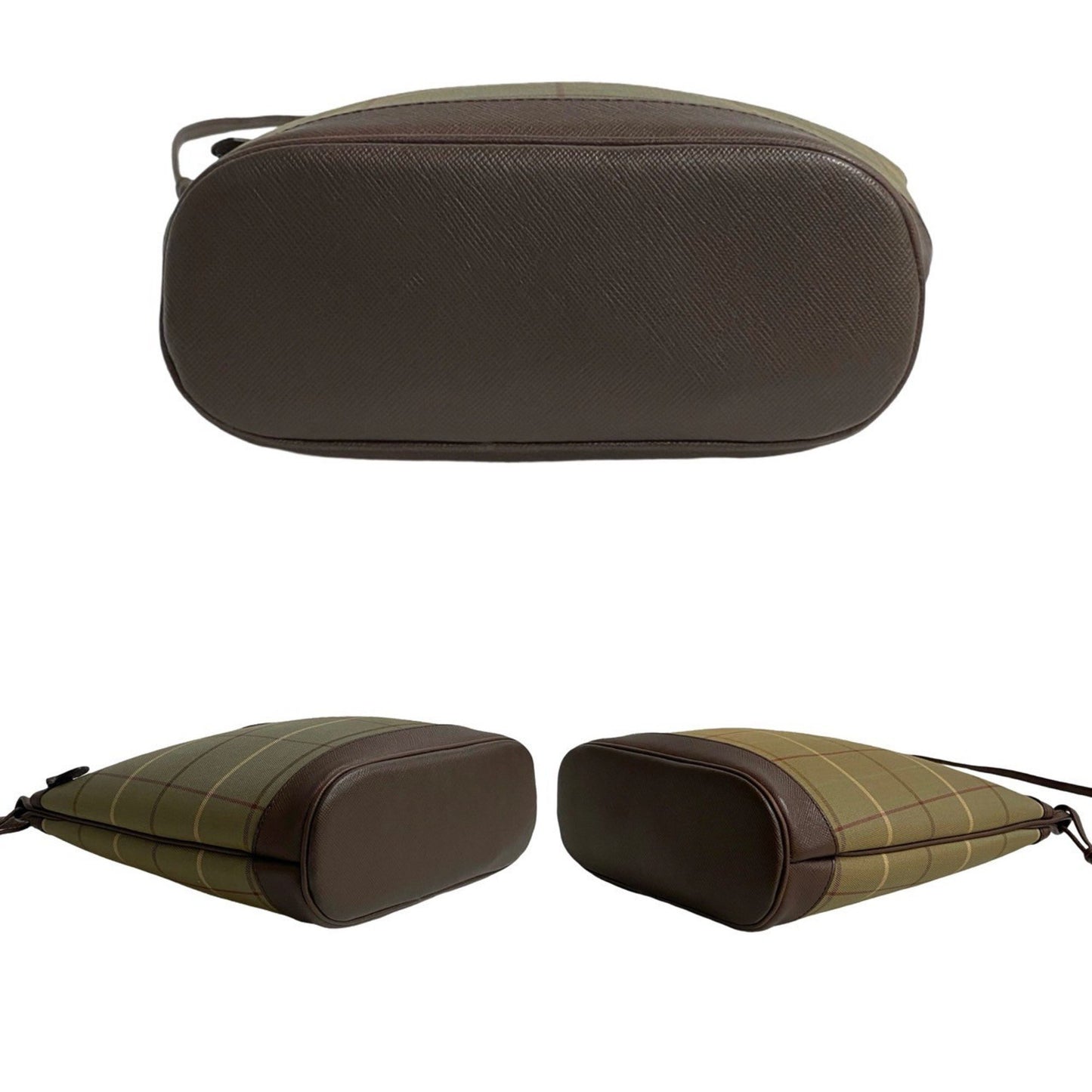Burberry'S Shadow Horse Logo Nova Check Leather