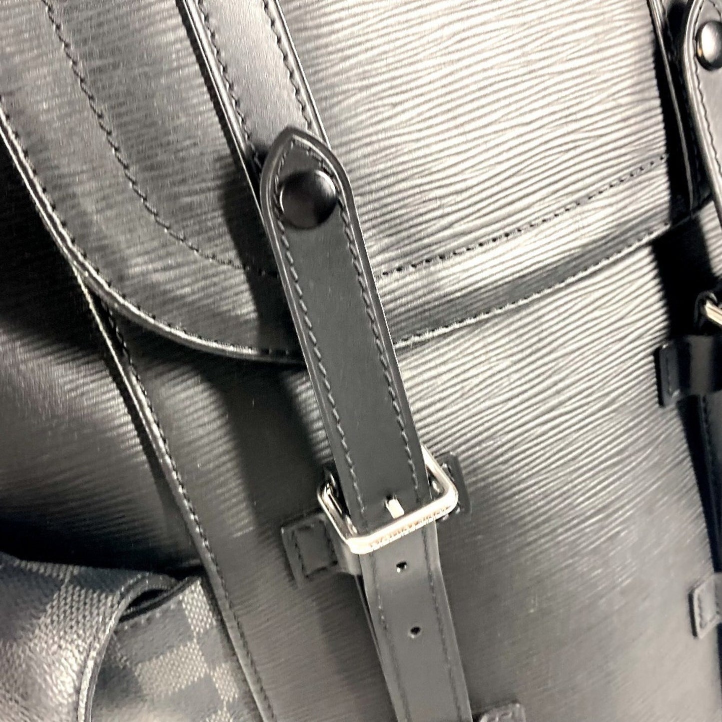 Louis Vuitton M56600 Epi Damier Graphite Christopher Pm Backpack Bag Rucksack Canvas