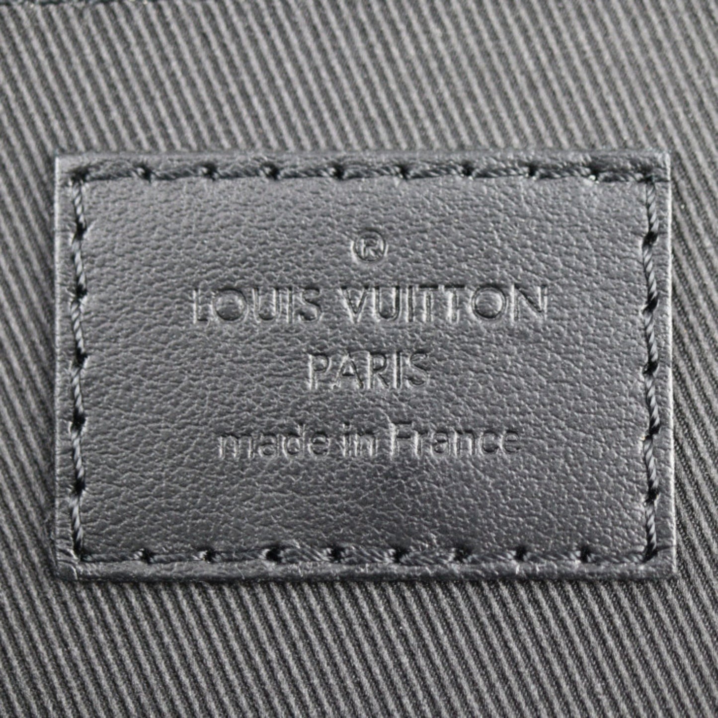 Louis Vuitton Etuit Voyage Second Bag M59479 Taurillon Leather Black Clutch Pouch Monogram L-Shaped
