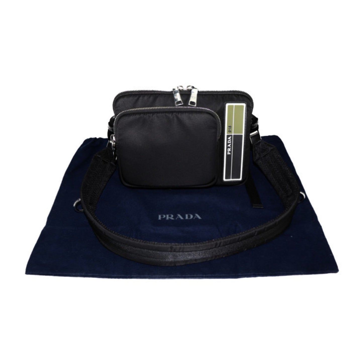 Prada Prada Crossbody Bag Shoulder 2Vh088 Nylon Black R2424103010084