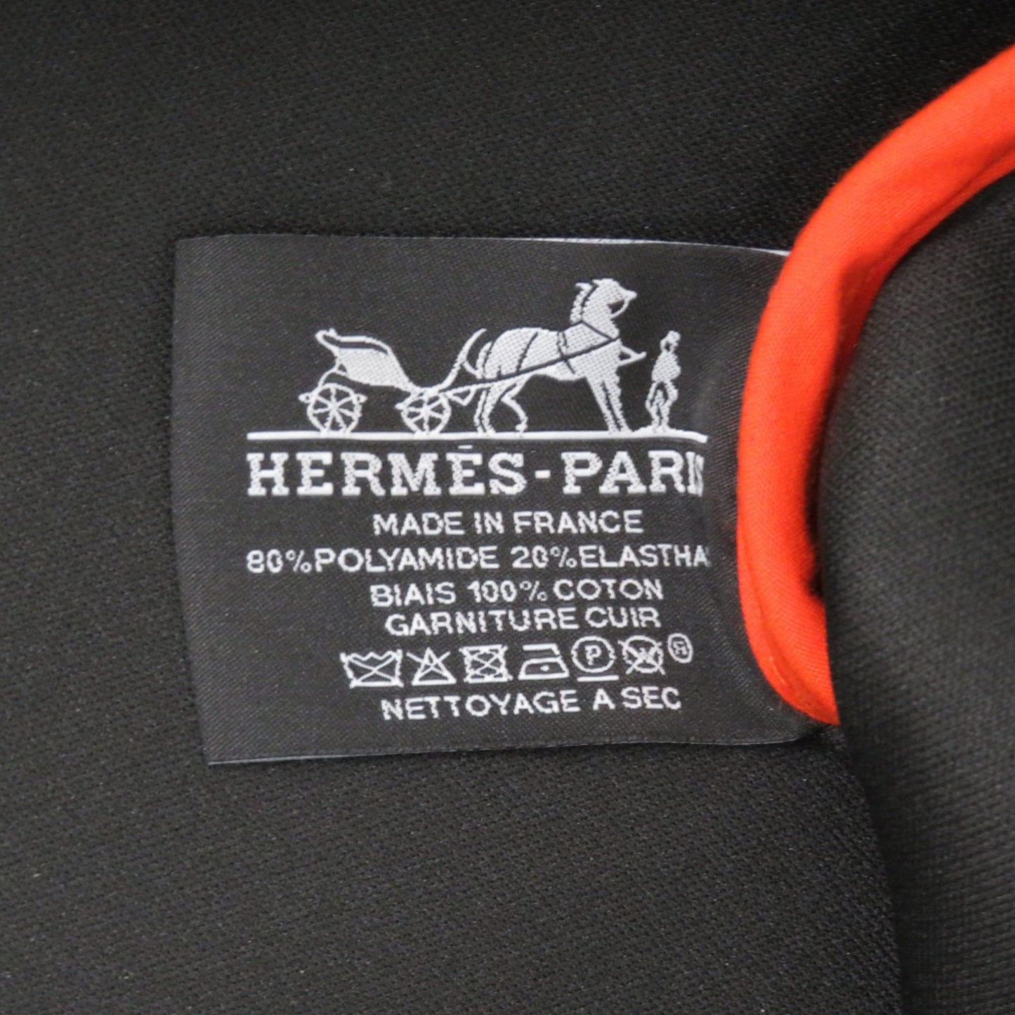 Unused Herms Neoban Gm Polyamide Elastane Rouge Kazak Pouch Bag Red Za5Z Hermes