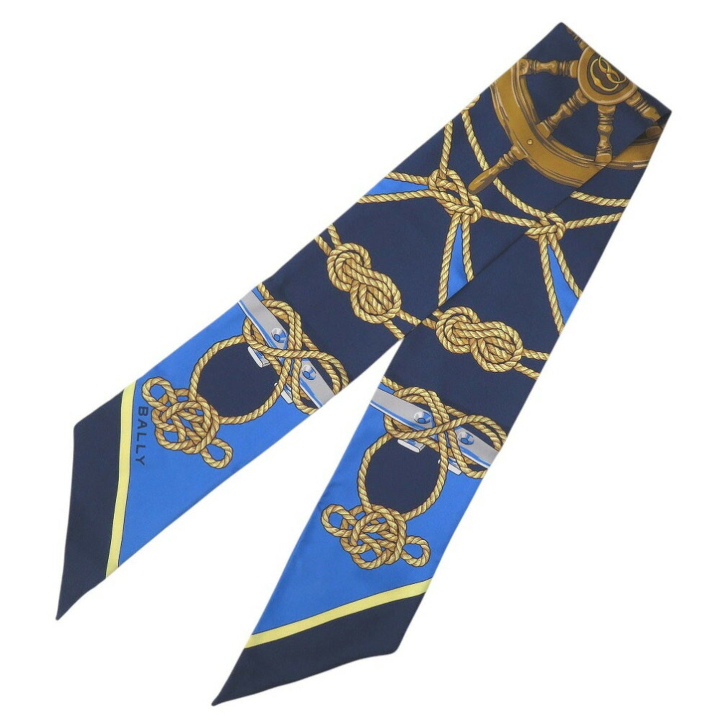 Bally Marine Print Scarf/Muffler