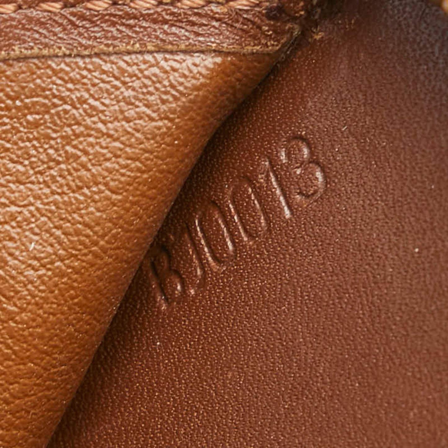 Louis Vuitton Monogram Vernis Bloom Round Bi-Fold Wallet M91152 Bronze Brown Patent Leather