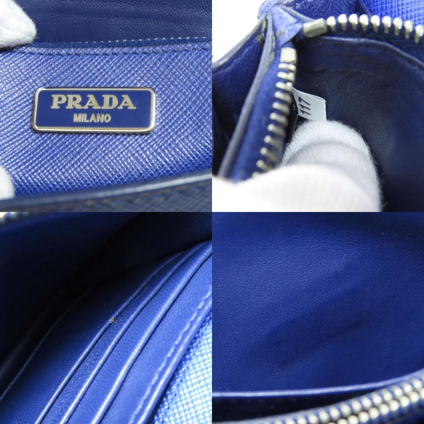 Prada Shoulder Wallet Long Saffiano