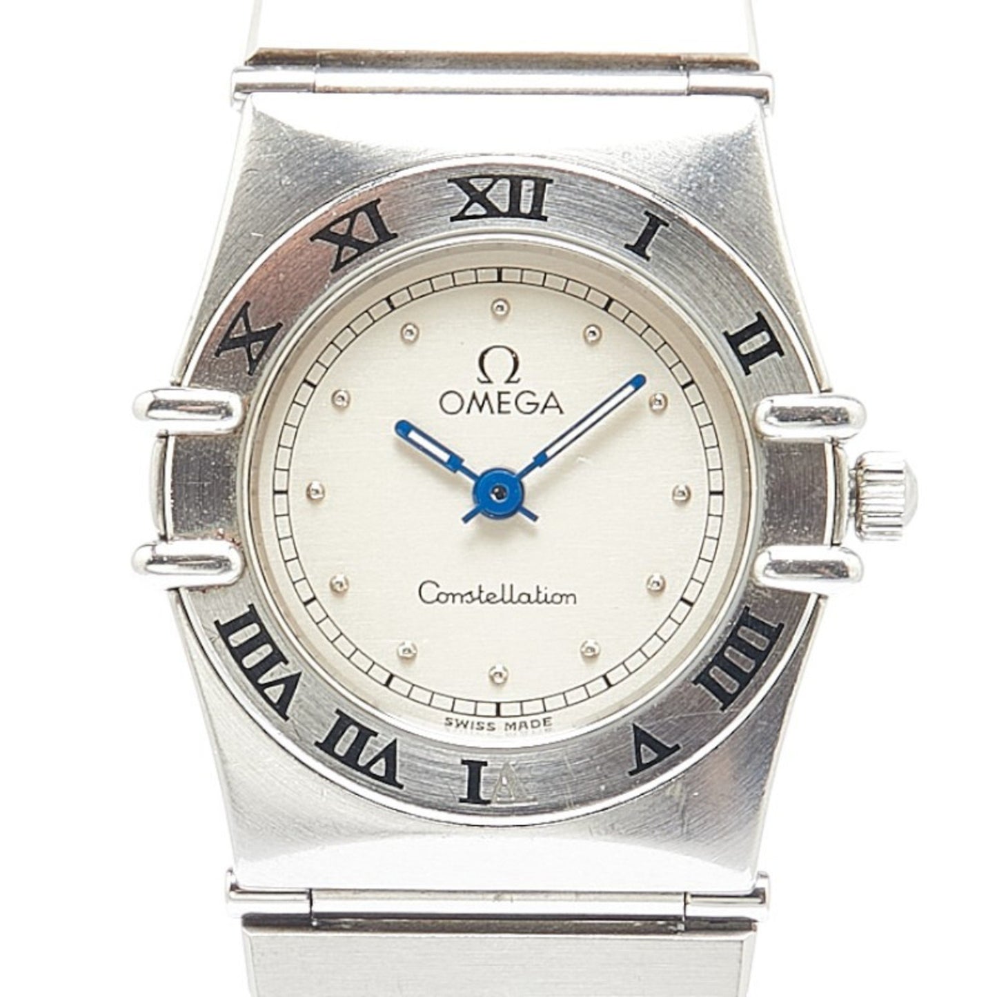 Omega Constellation Watch Quartz Silver Dial Stainless Steel