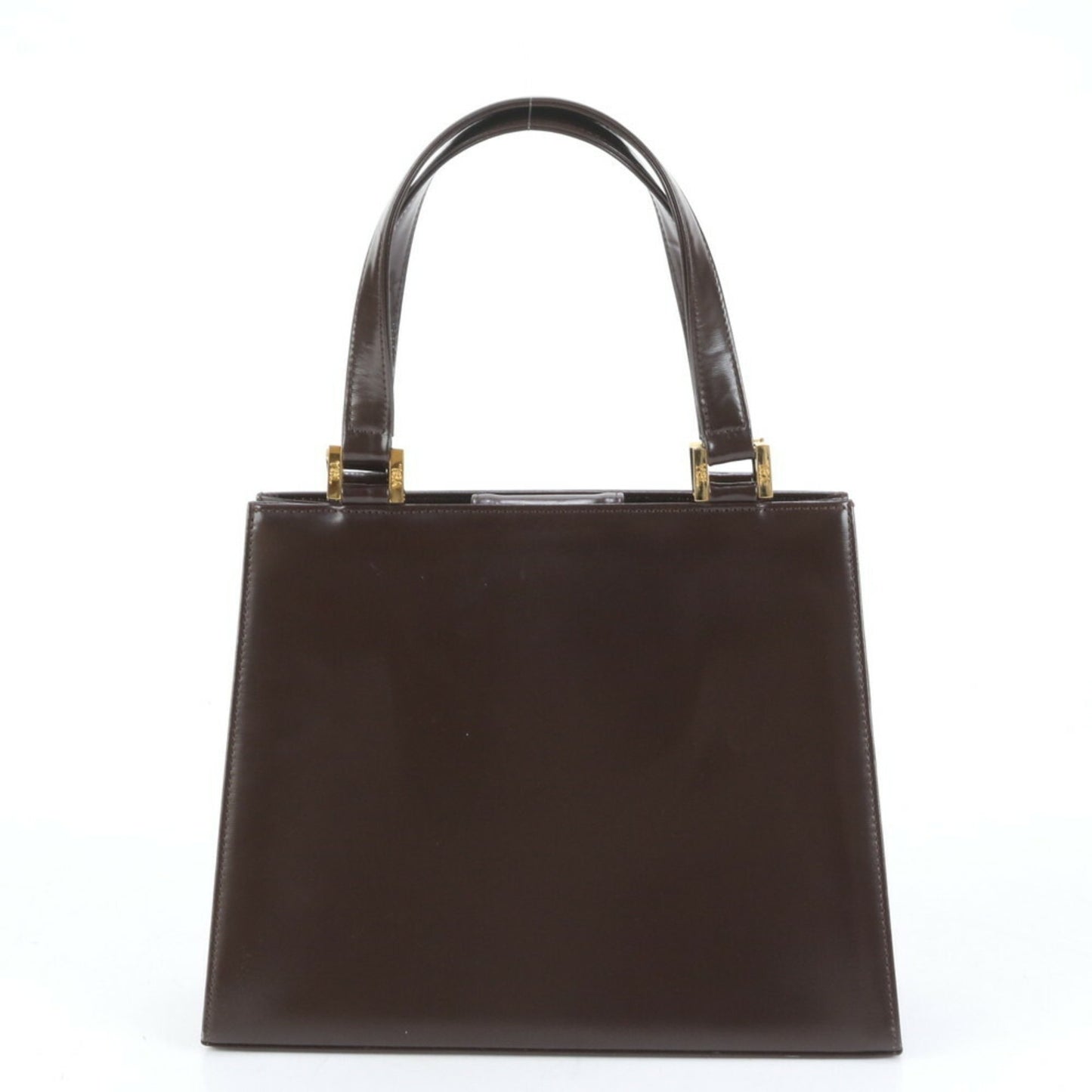 Ysl Yves Saint Laurent Gold Hardware Leather Handbag