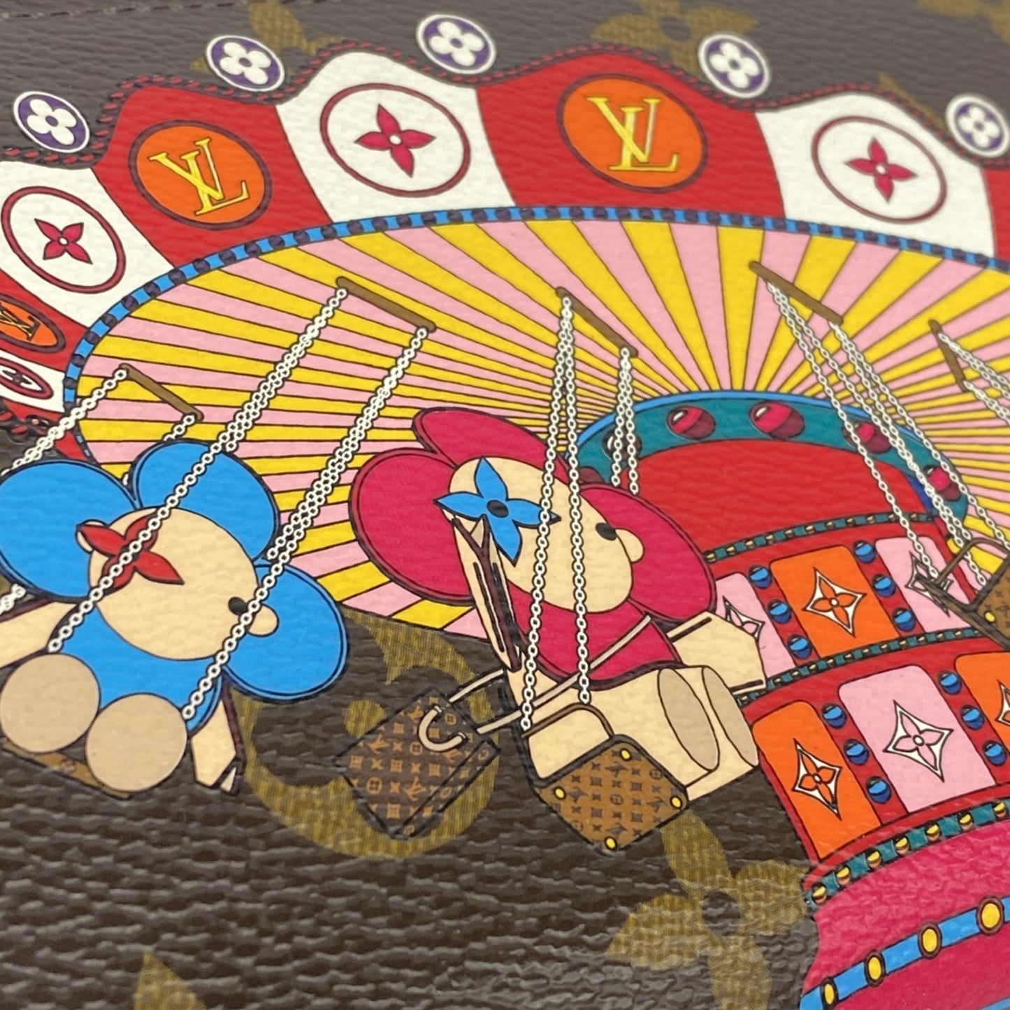 Louis Vuitton Monogram Vivienne Zippy Wallet M69753 Brown Multicolor