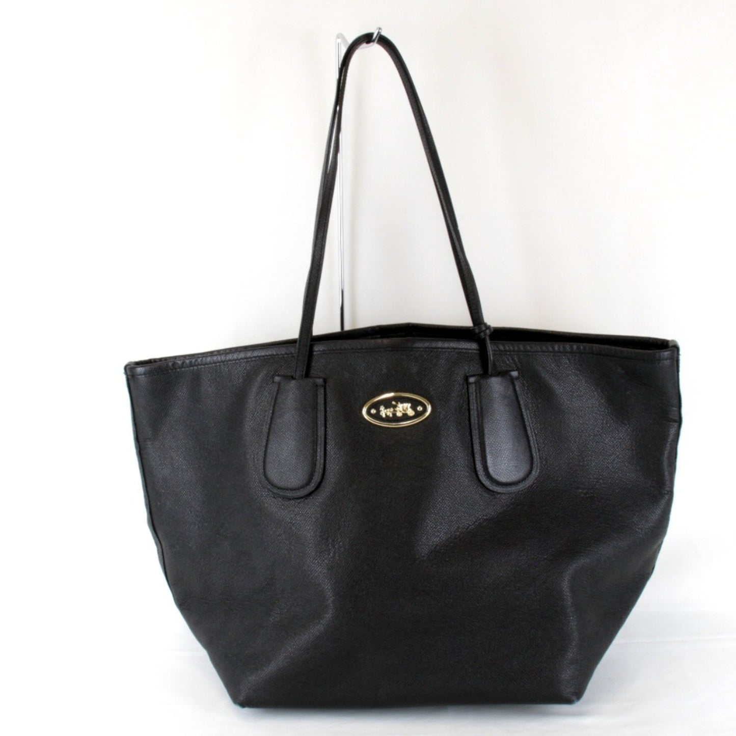 Coach 33577 Tote Bag Leather Black