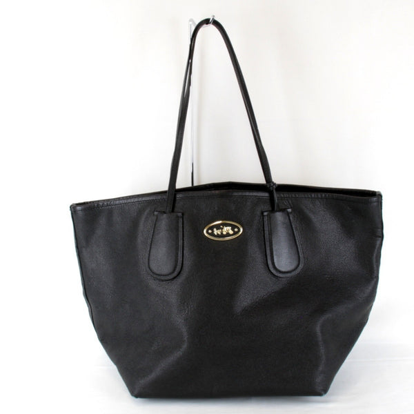 Coach 33577 Tote Bag Leather Black