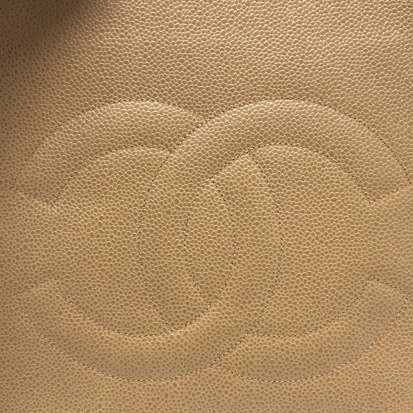 Chanel Coco Ball Bag Shawl Tote Bag Beige Goldhardware