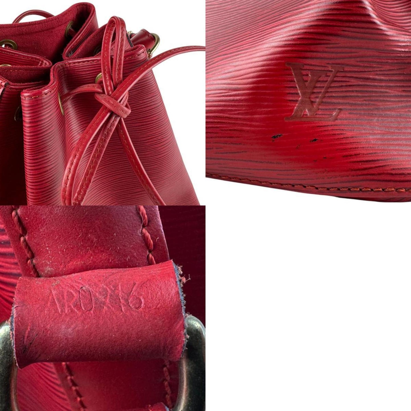 Louis Vuitton Epi Petit Noe Shoulder Bag In Leather