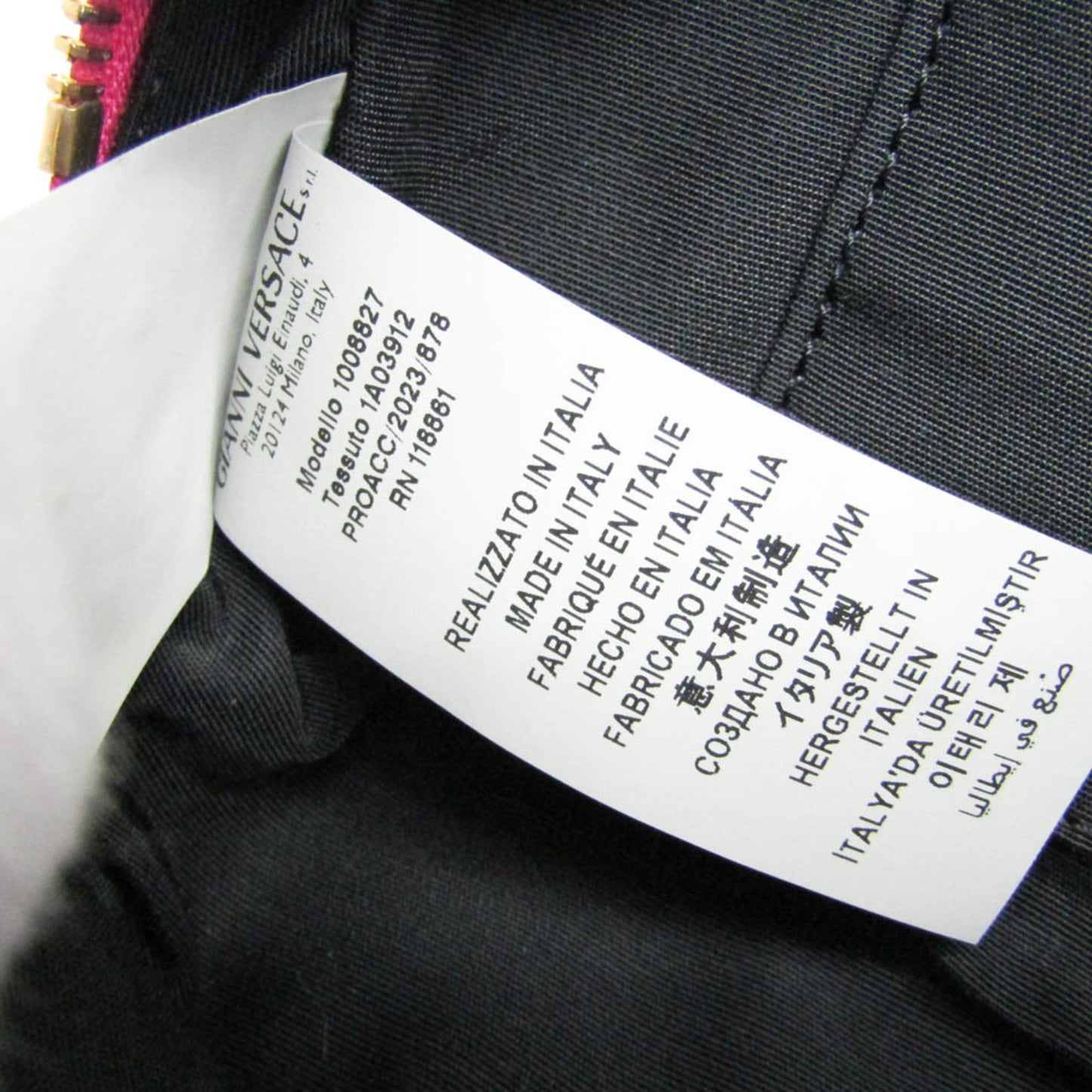 Versace Medusa Quilted Chain Shoulder Pouch Women'S Leather Pouch