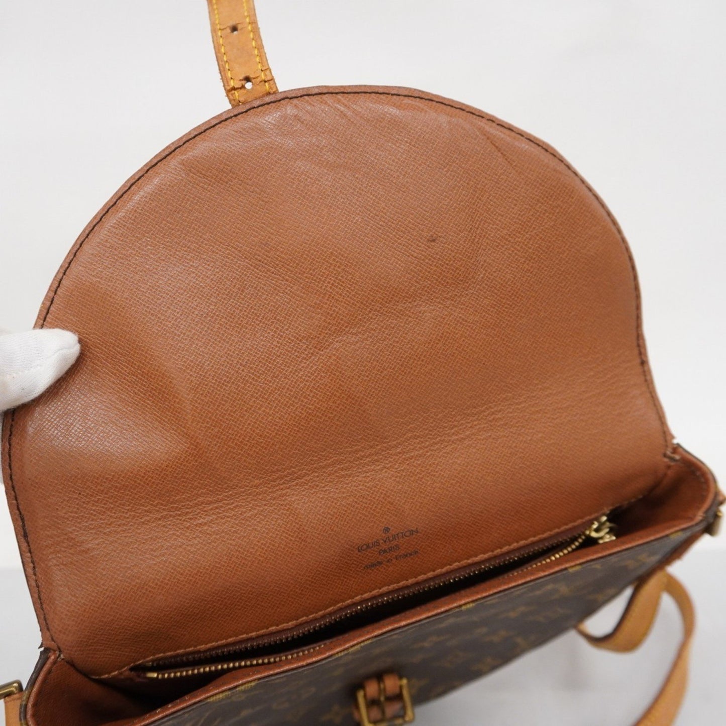 Louis Vuitton Monogram Chantilly Mm Shoulder Bag M51233 Brown