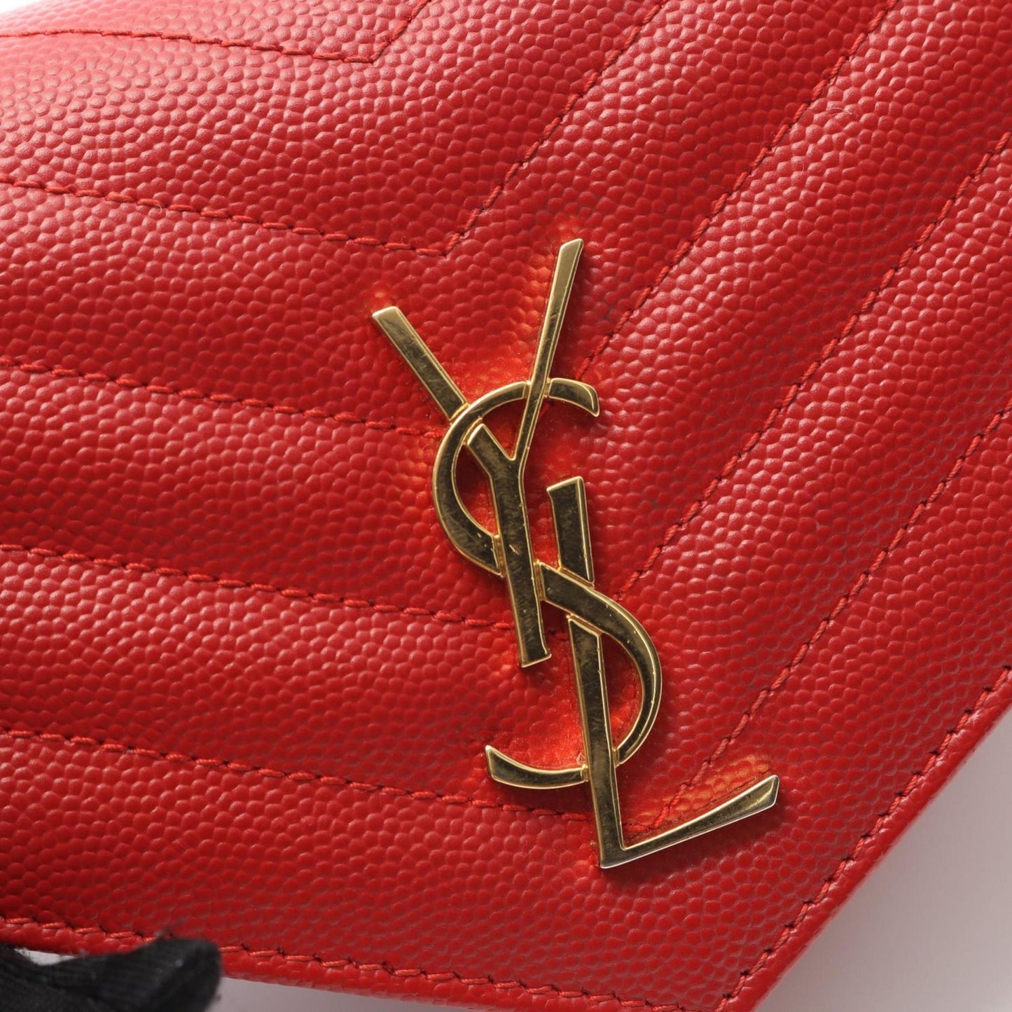 Saint Laurent Monogram Envelope Shoulder Bag In Calfskin Leather