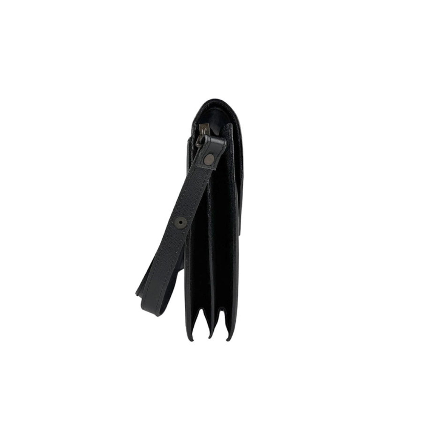 Yves Saint Laurent Shoulder Bag Leather Black