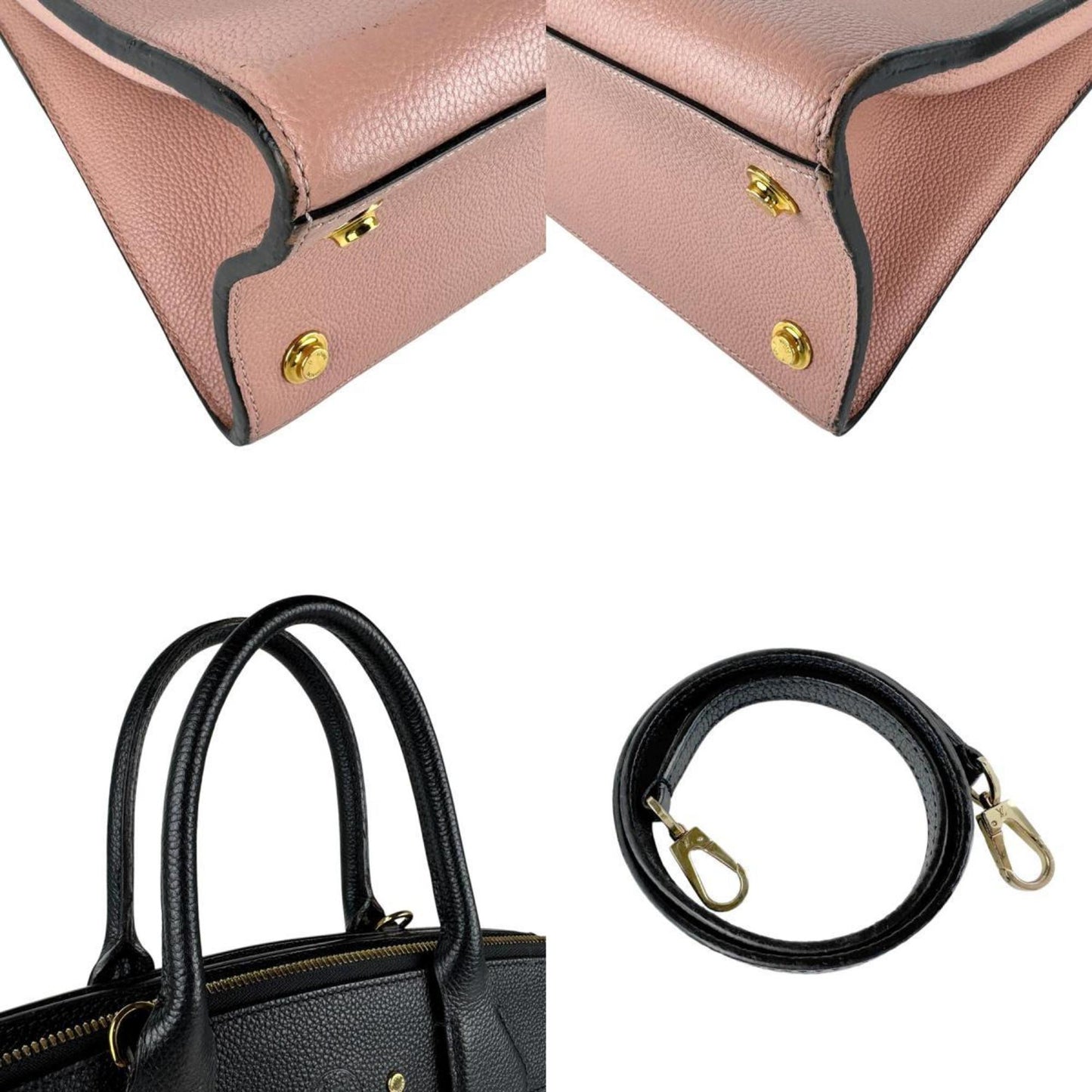Louis Vuitton City Steamer Mm Leather Magnolia Handbag Shoulder Bag M53019 Z6757