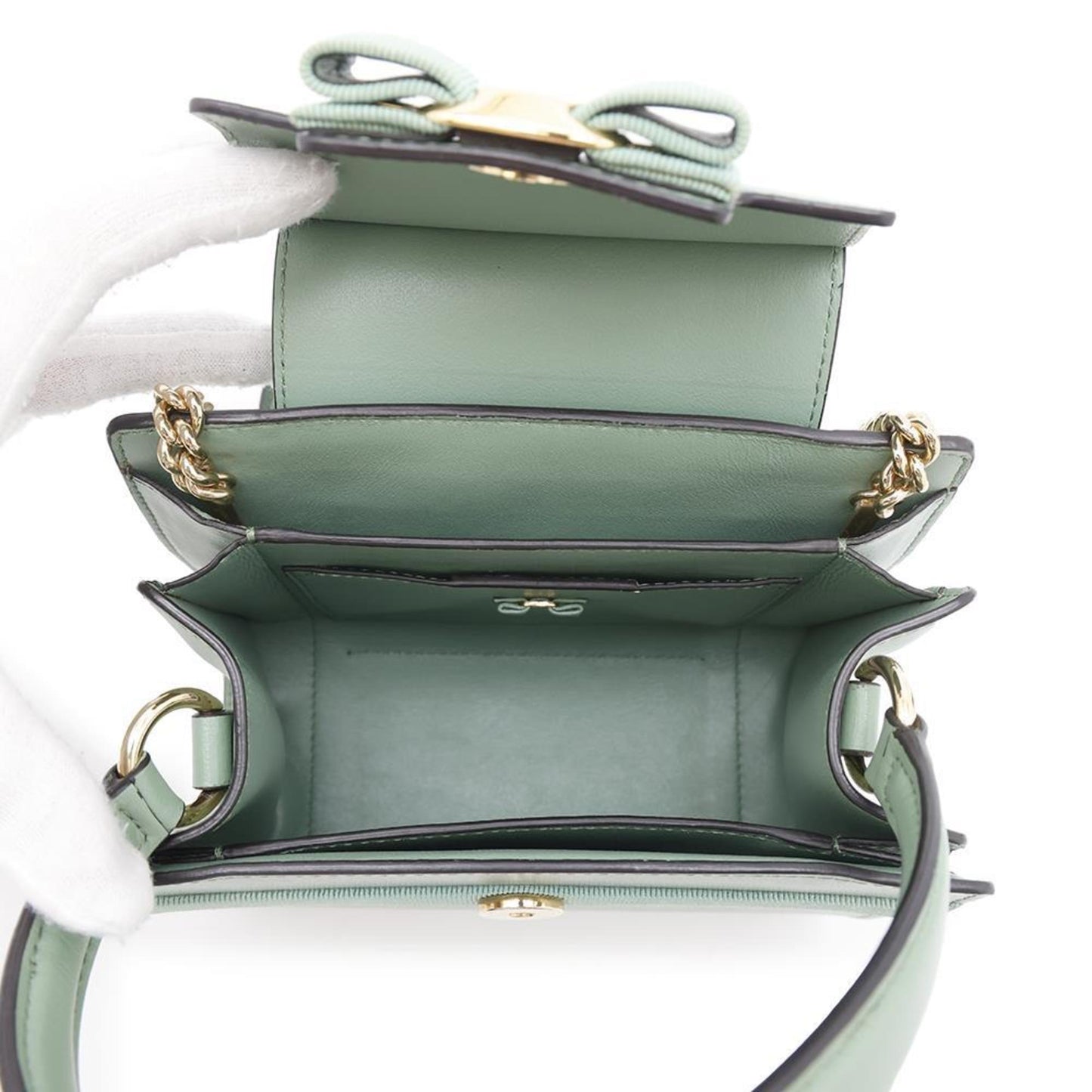Salvatore Ferragamo Handbag Vara Ribbon 21 I282 2Way Shoulder Bag