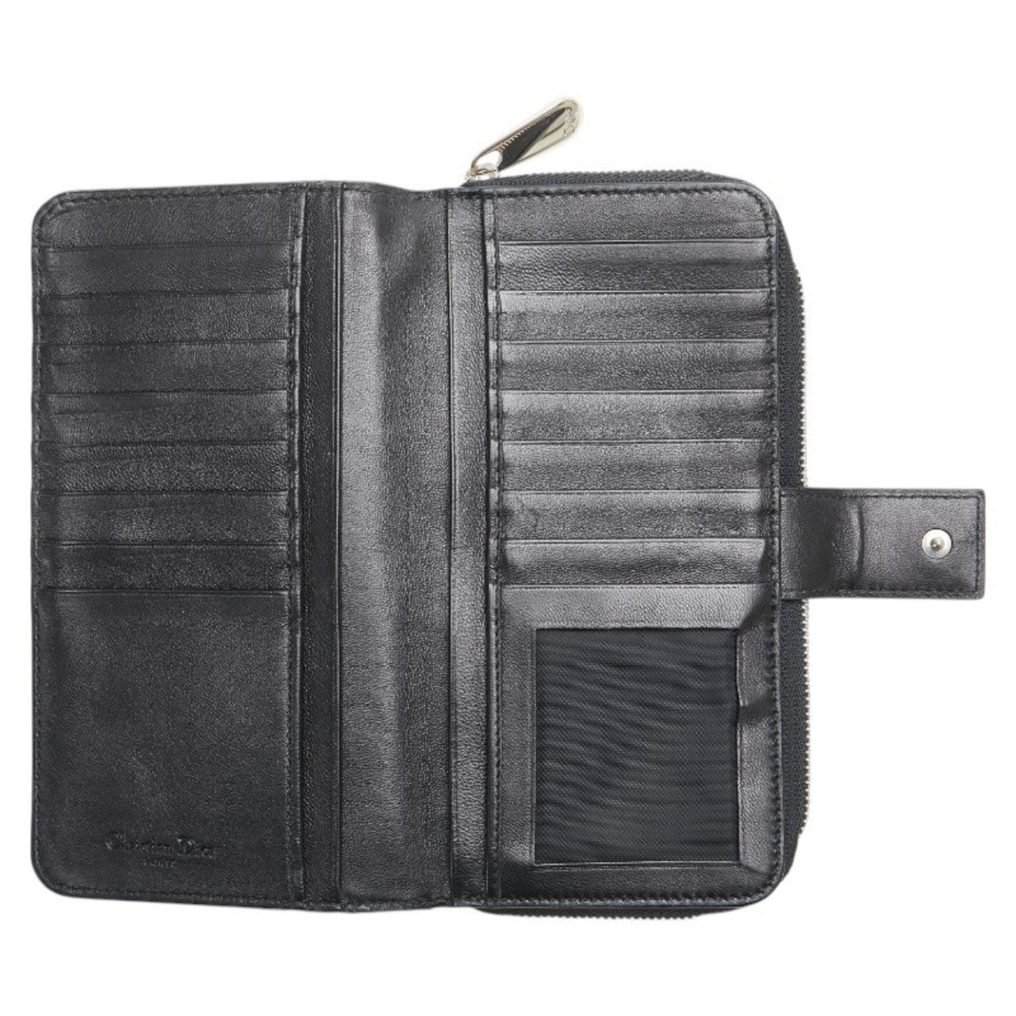 Christian Dior Dior Trotter Round Zip Wallet