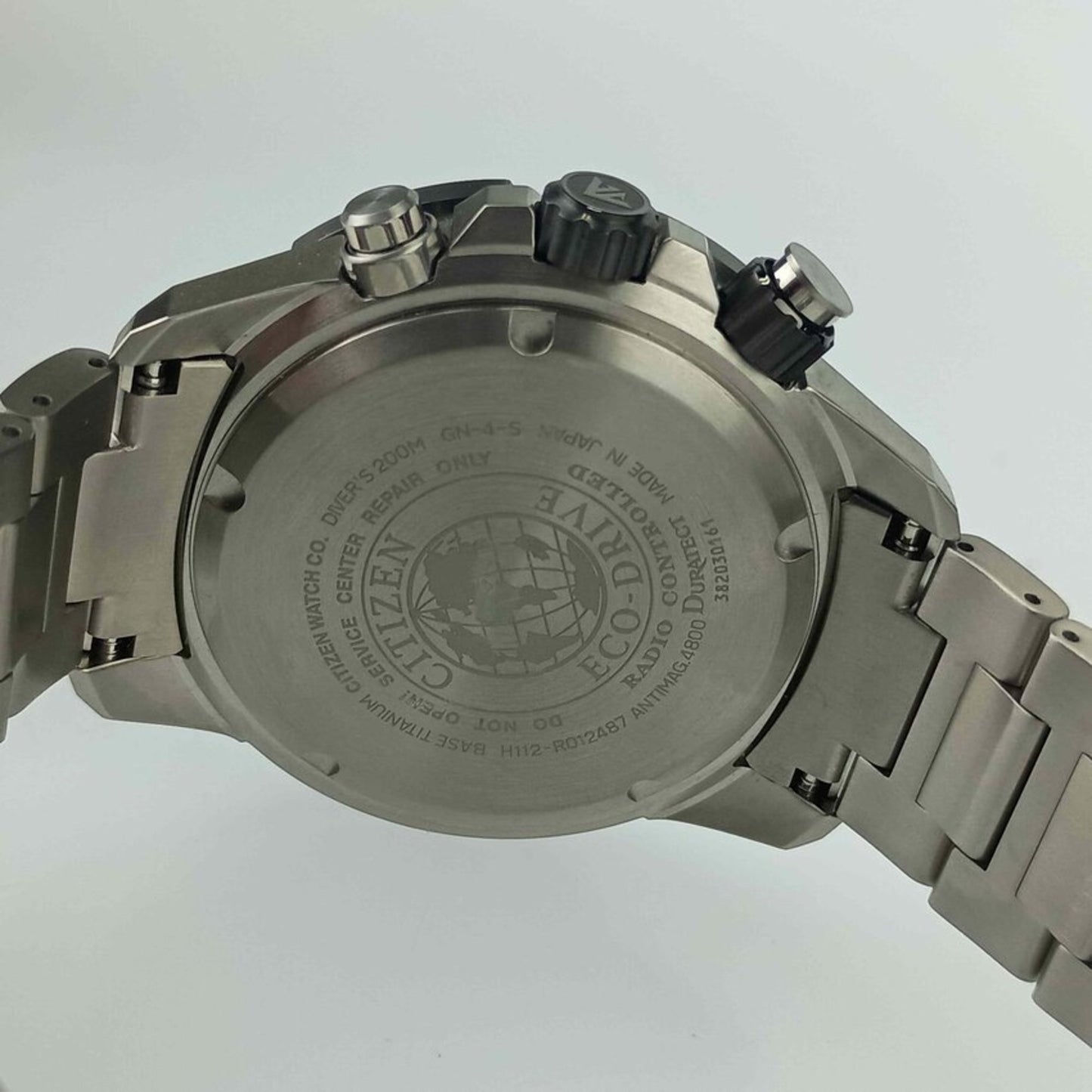 Citizen Promaster Marine Eco-Drive Watch As7145-69L H112-R012487 Silver With Blue Dial And Super