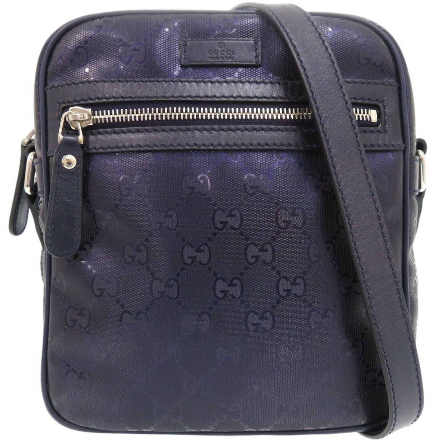 Gucci Gg Imprime Shoulder Bag Crossbody 233268 497717 Pvc Purple 0470Gucci