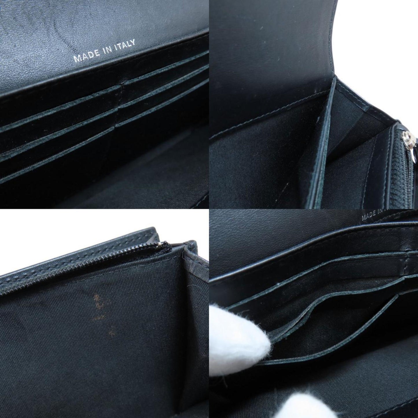 Chanel Coco Mark Long Wallet Caviar Skin
