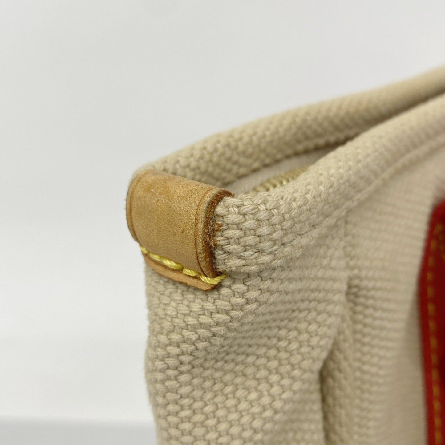 Louis Vuitton Antigua Cabas Mm Tote Bag M40035 Beige