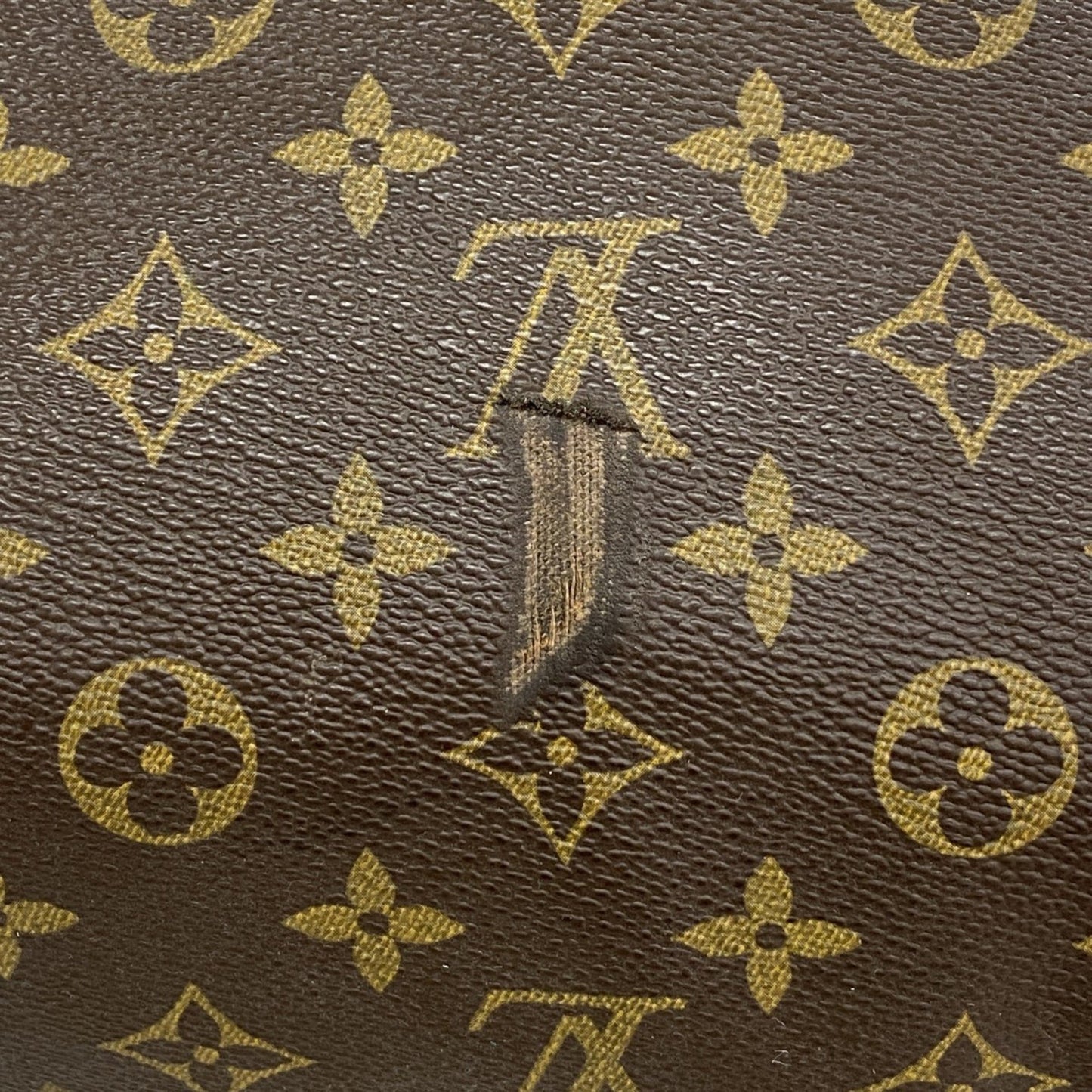 Louis Vuitton Monogram Keepall 60 Boston Bag M41422 Brown