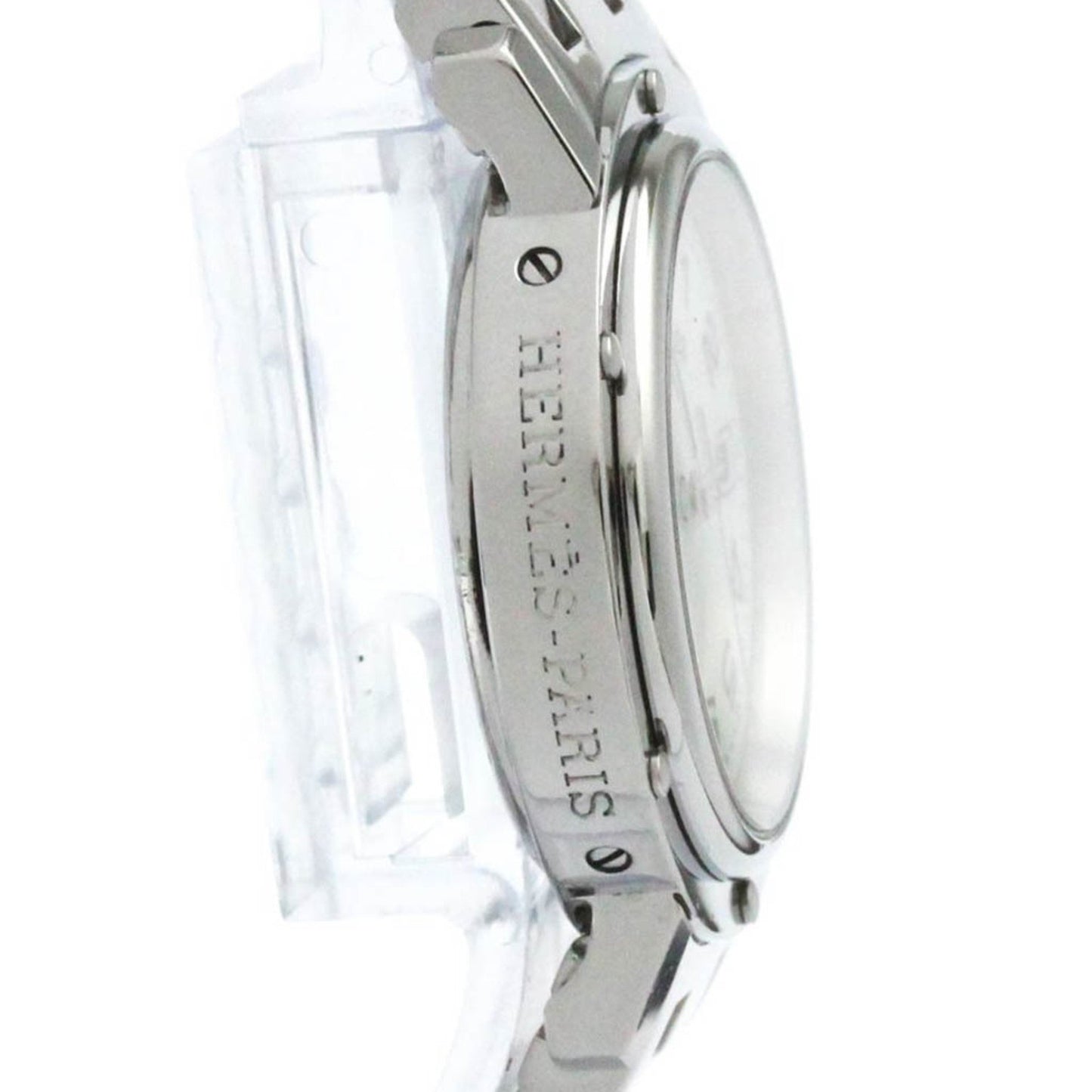 Hermes Clipper Mop Dial Steel Quartz