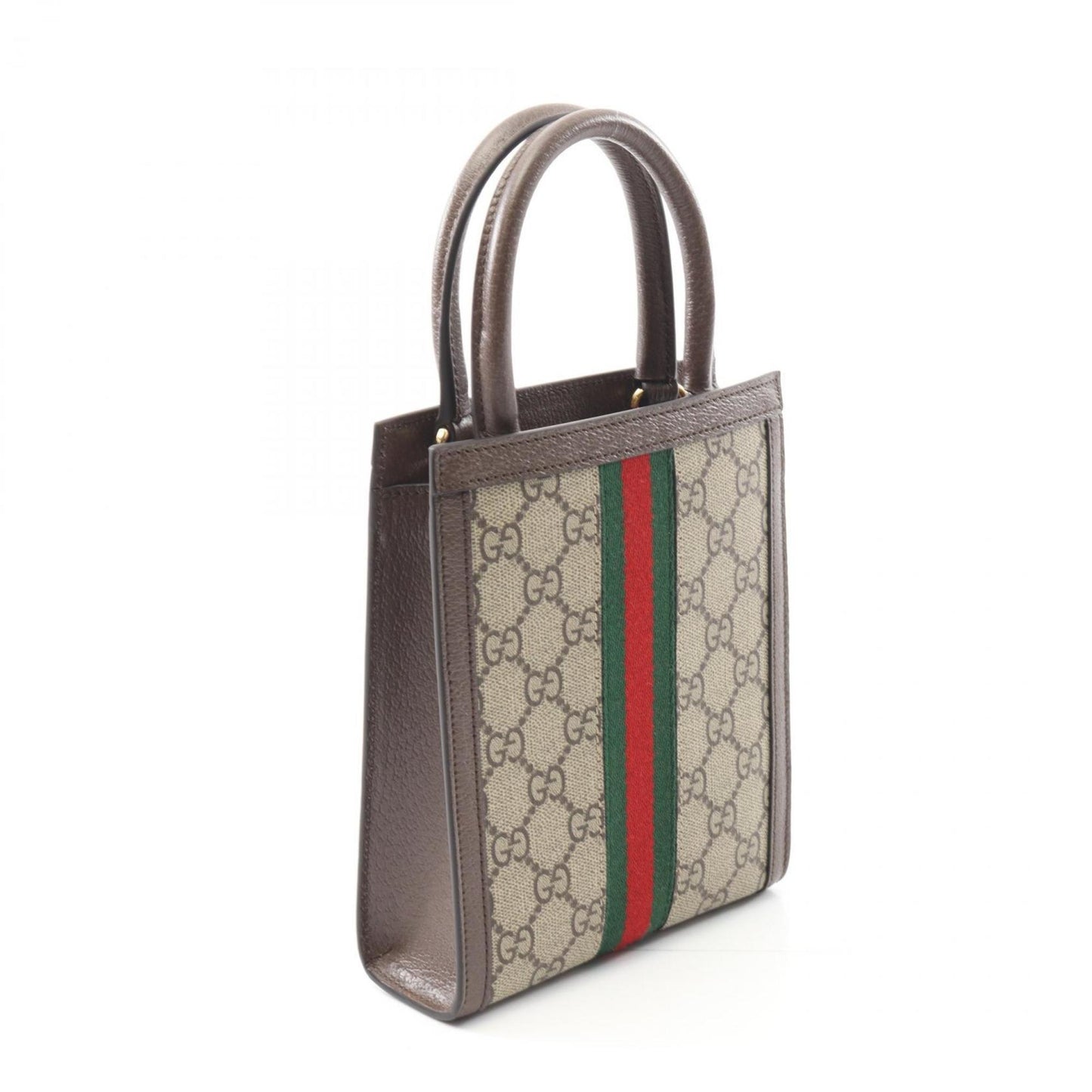 Gucci Ophidia Gg Supreme Super Handbag Coated Canvas Leather
