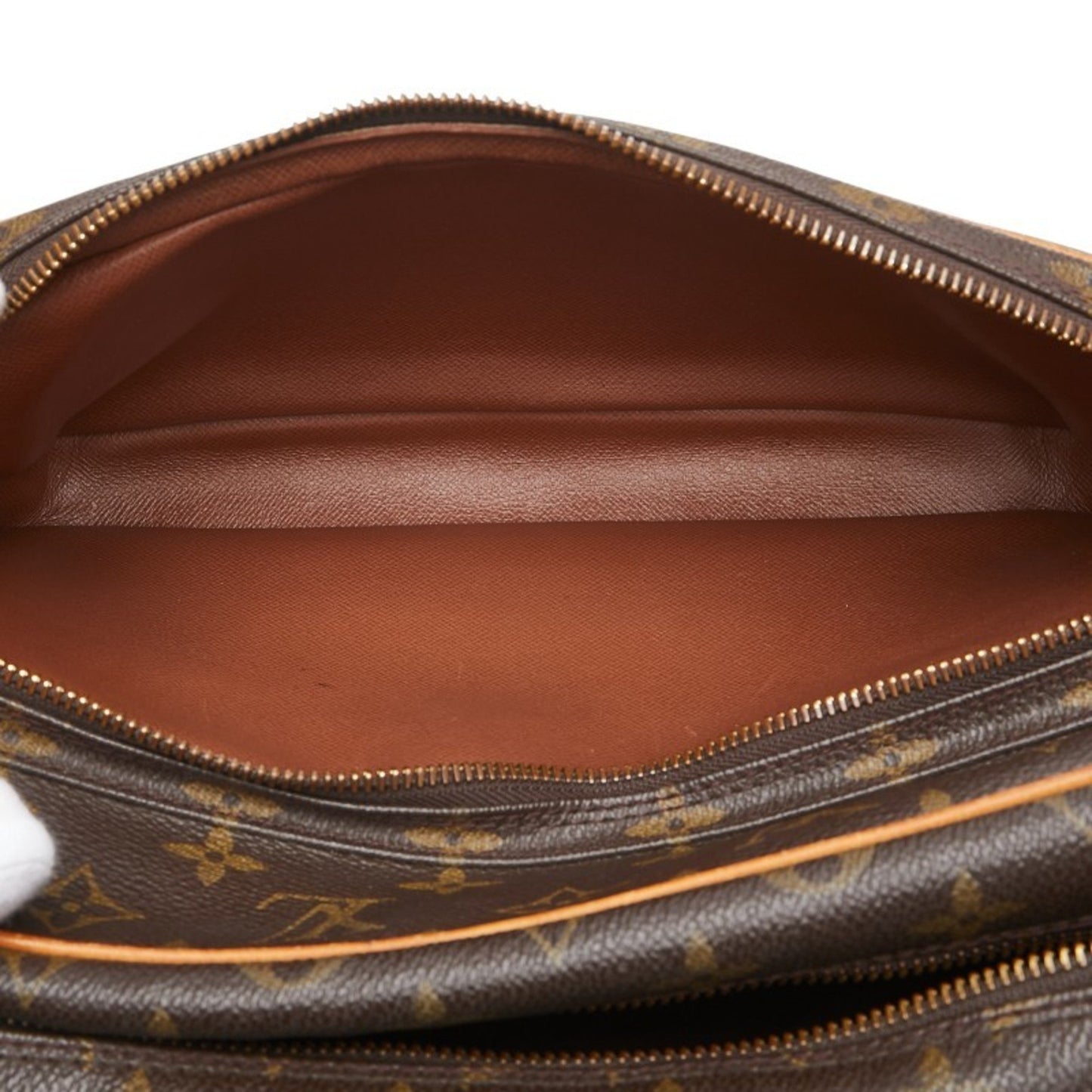 Louis Vuitton Monogram Nile Shoulder Bag M45244 Brown Pvc Leather