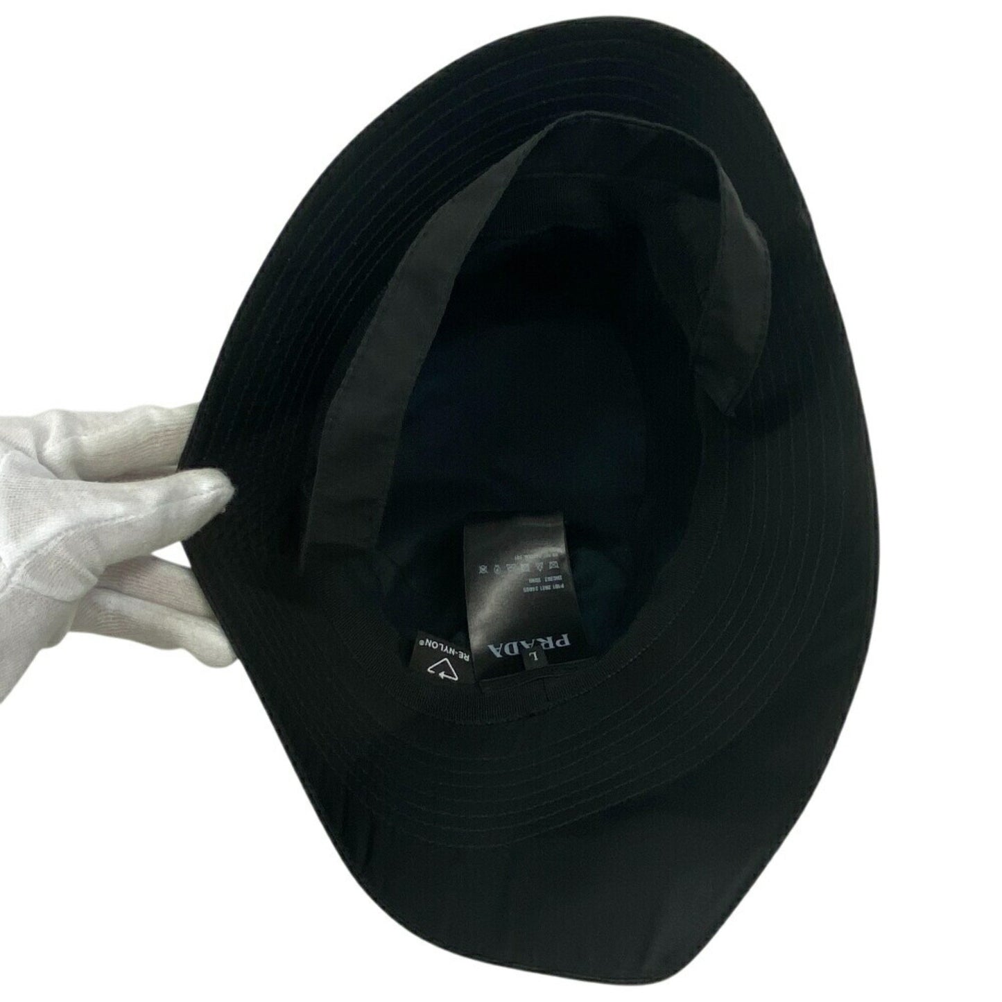 Prada 2Hc282 Polyamide Bucket Hat Black