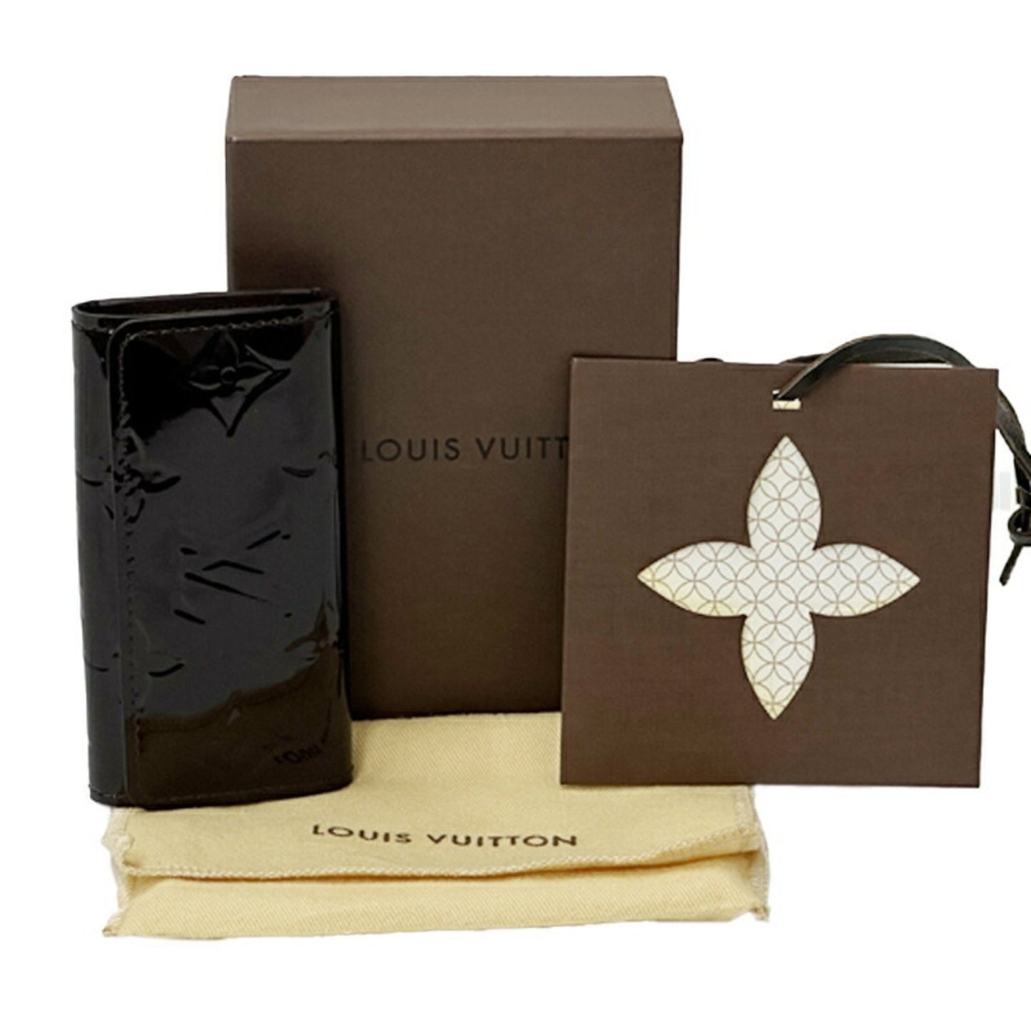 Louis Vuitton Louis Vuitton Key Case Monogram Vernis