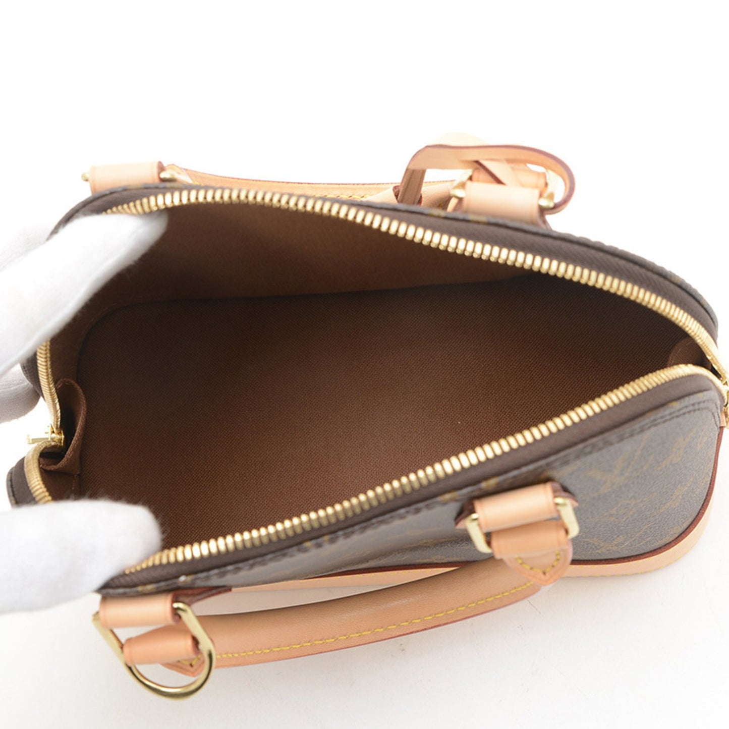 Louis Vuitton Monogram Alma Bb Shoulder Bag 2Way M46990