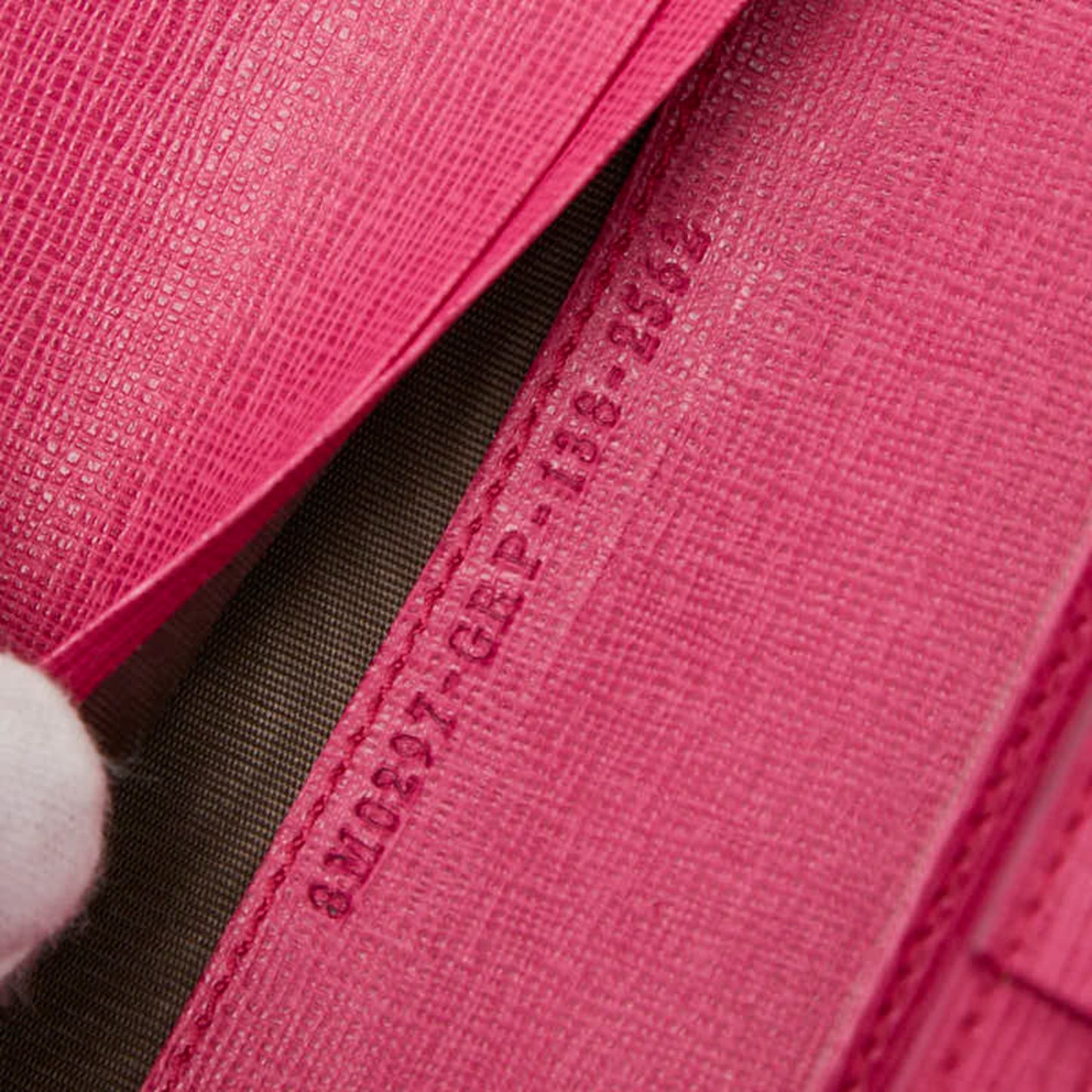 Fendi Zucca Long Wallet 8M0297 Brown Pink