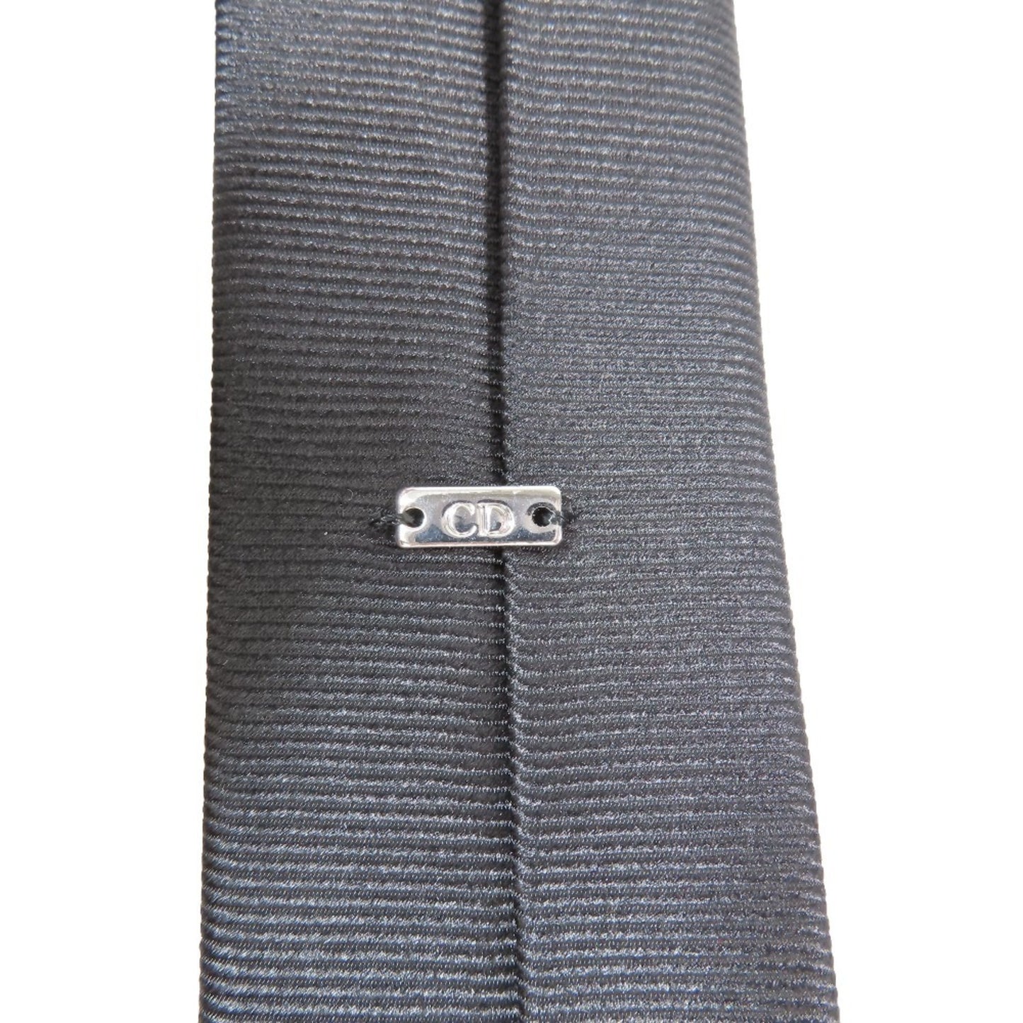 Christian Dior Dior Narrow Tie 100% Silk Black