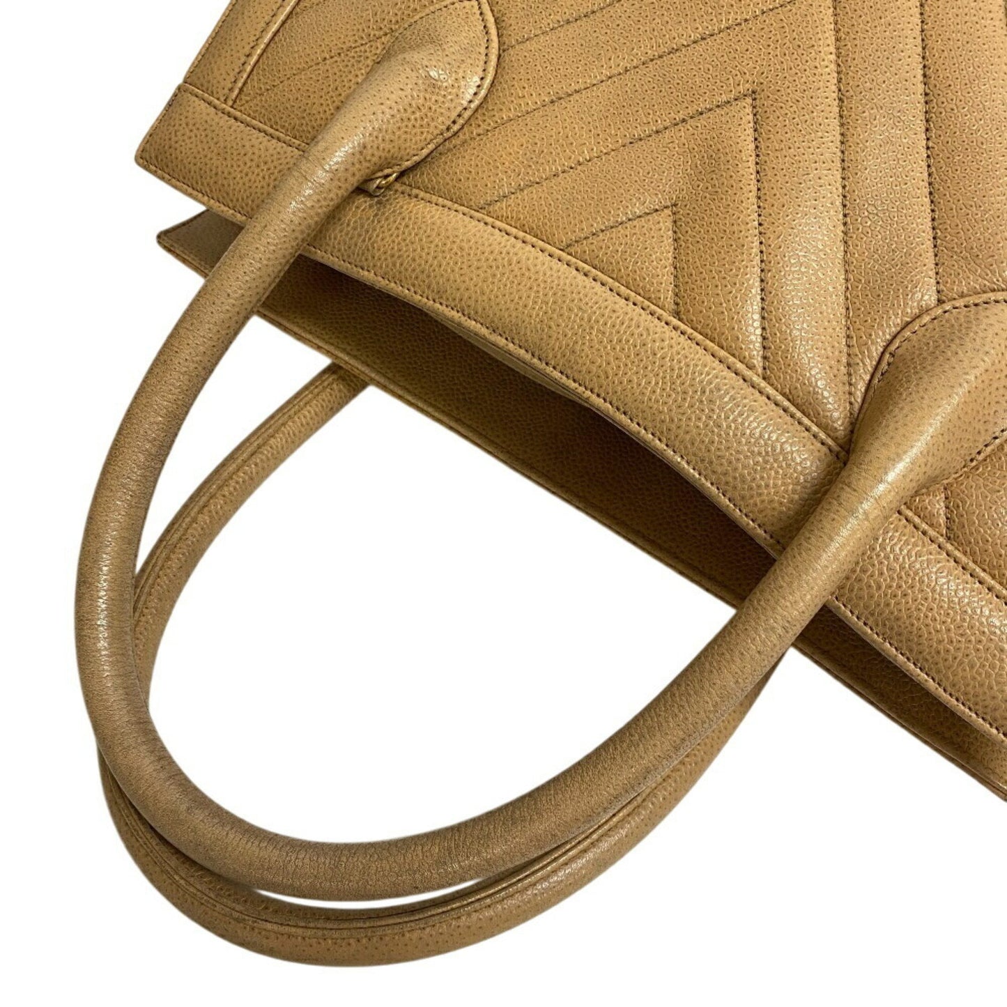 Chanel V-Stitch 2-Way Handbag