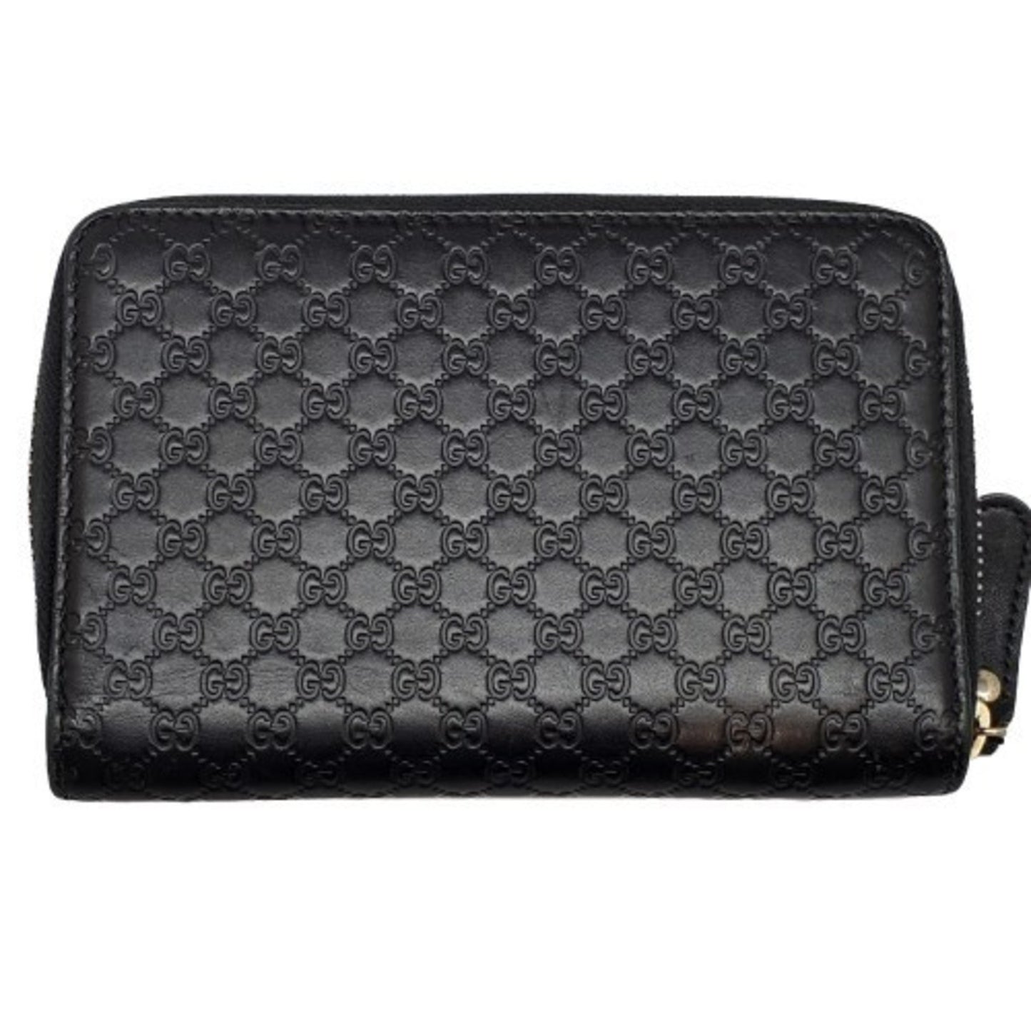 Gucci 449423 Guccissima Round Compact Wallet Purse