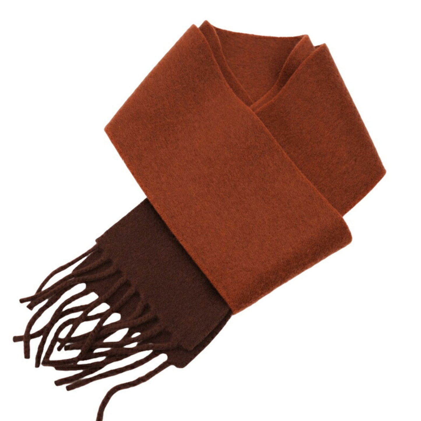 Hermes Hermes Scarf/Muffler Stole Cashmere Brown