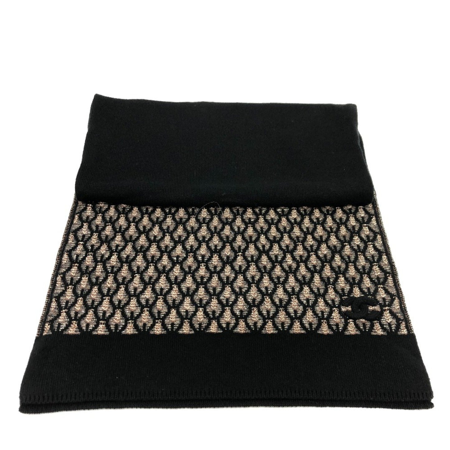 Chanel Chanel All-Over Pattern Coco Mark Apparel Accessories Scarf