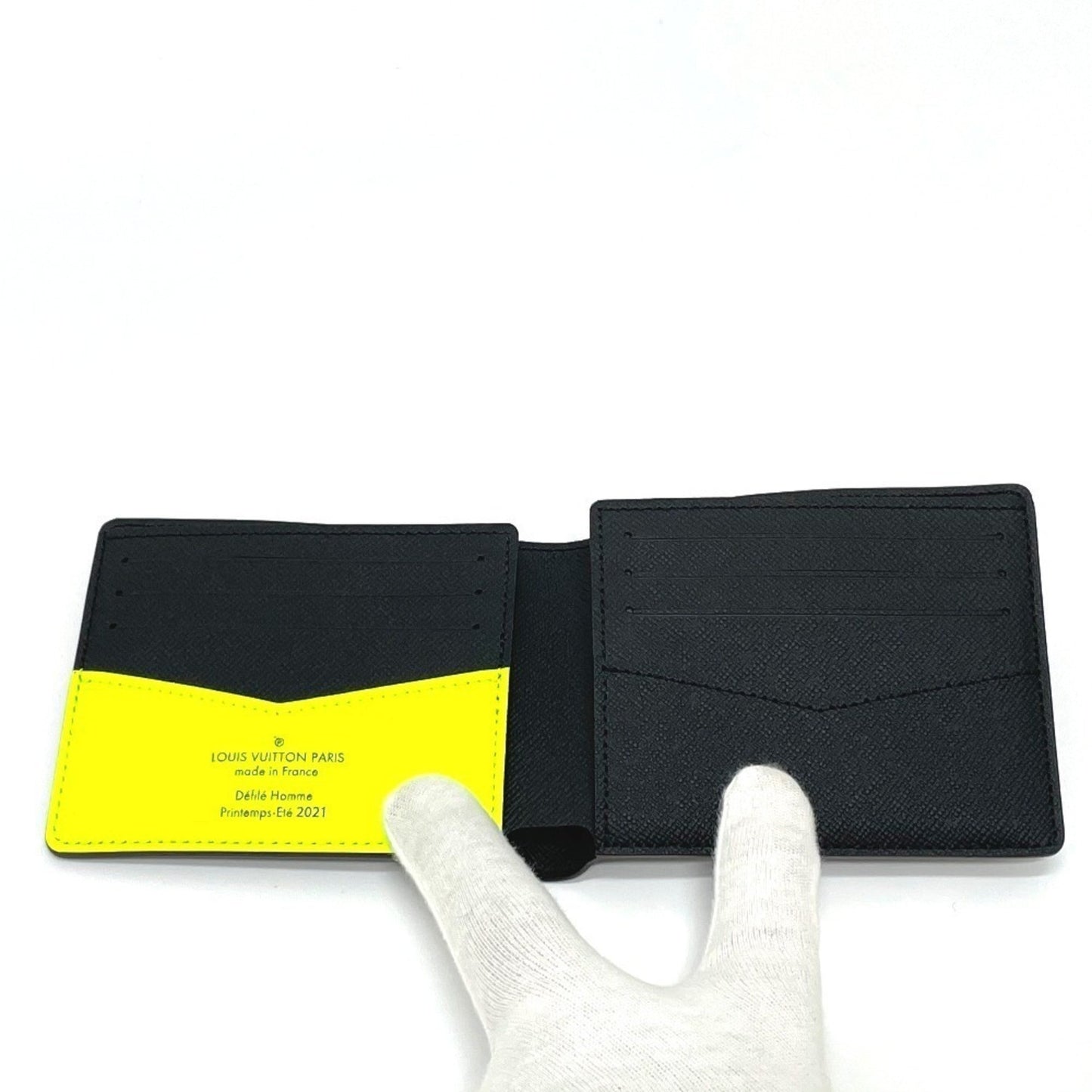 Louis Vuitton M80156 Animal Monogram Portefeuille Slender Nm Billfold Bi-Fold Wallet Canvas
