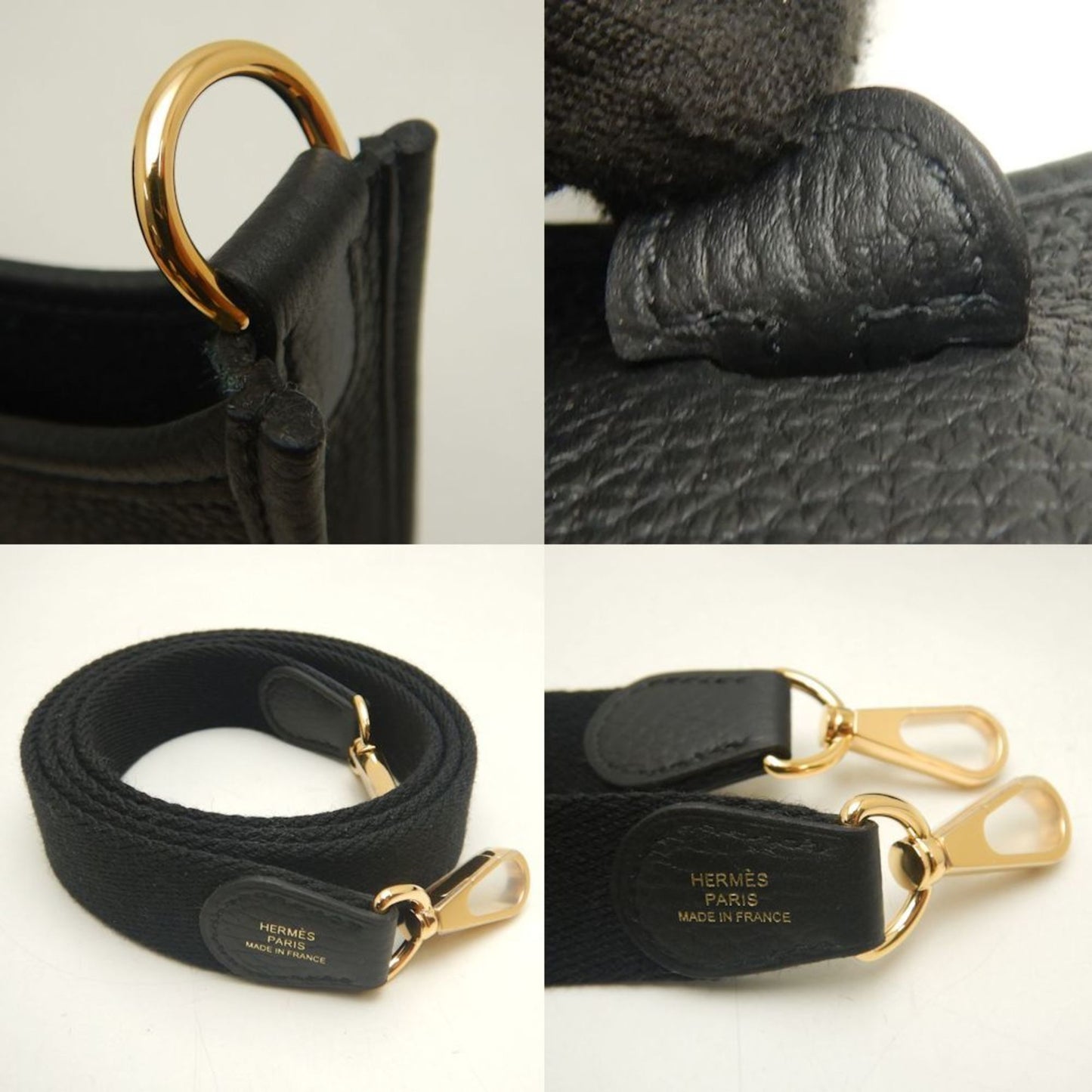 Hermes Evelyn Tpm Shoulder Bag In Taurillon Clemence Leather