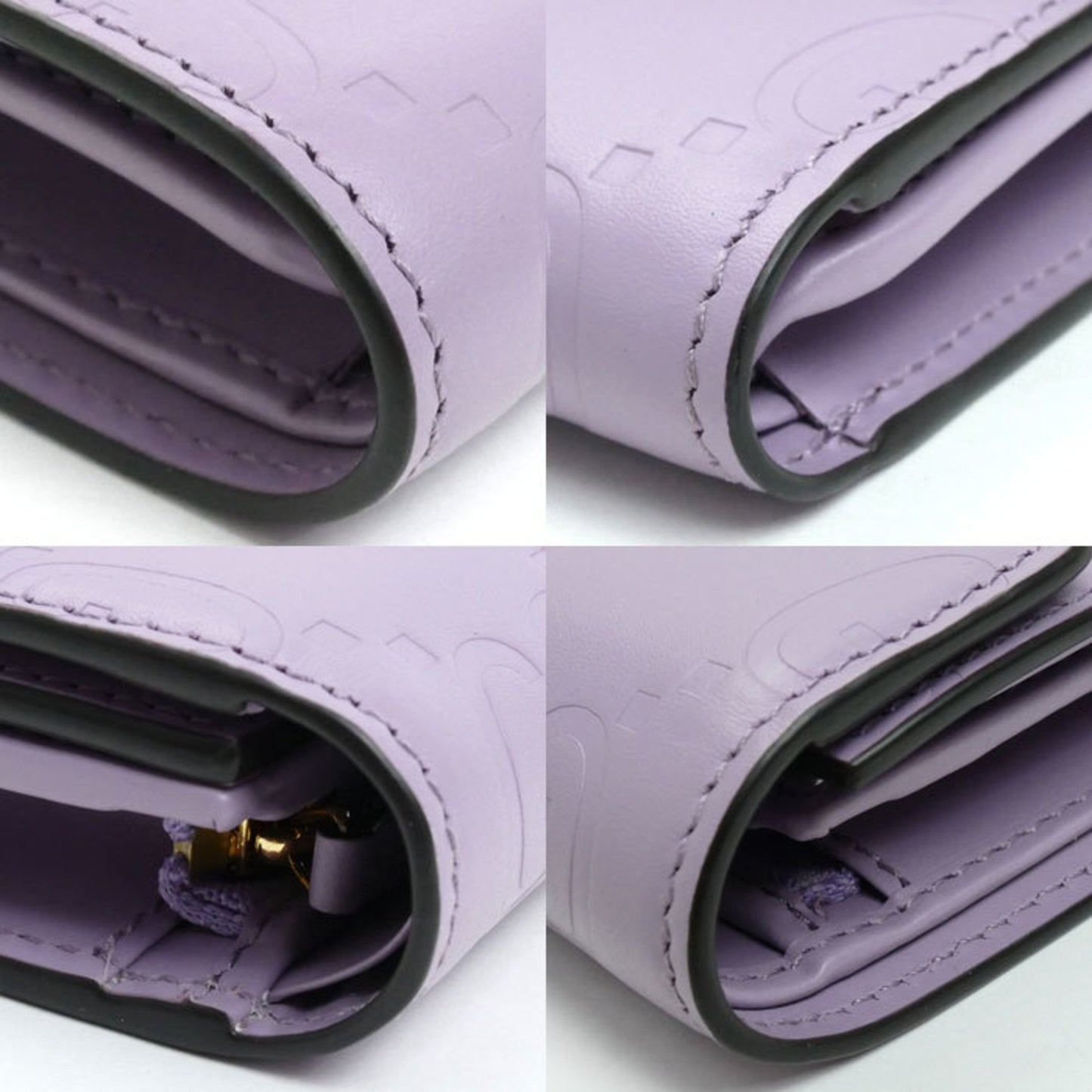 Gucci Gg Medium Wallet Tri-Fold Lilac 772793 Aac1Q 5236