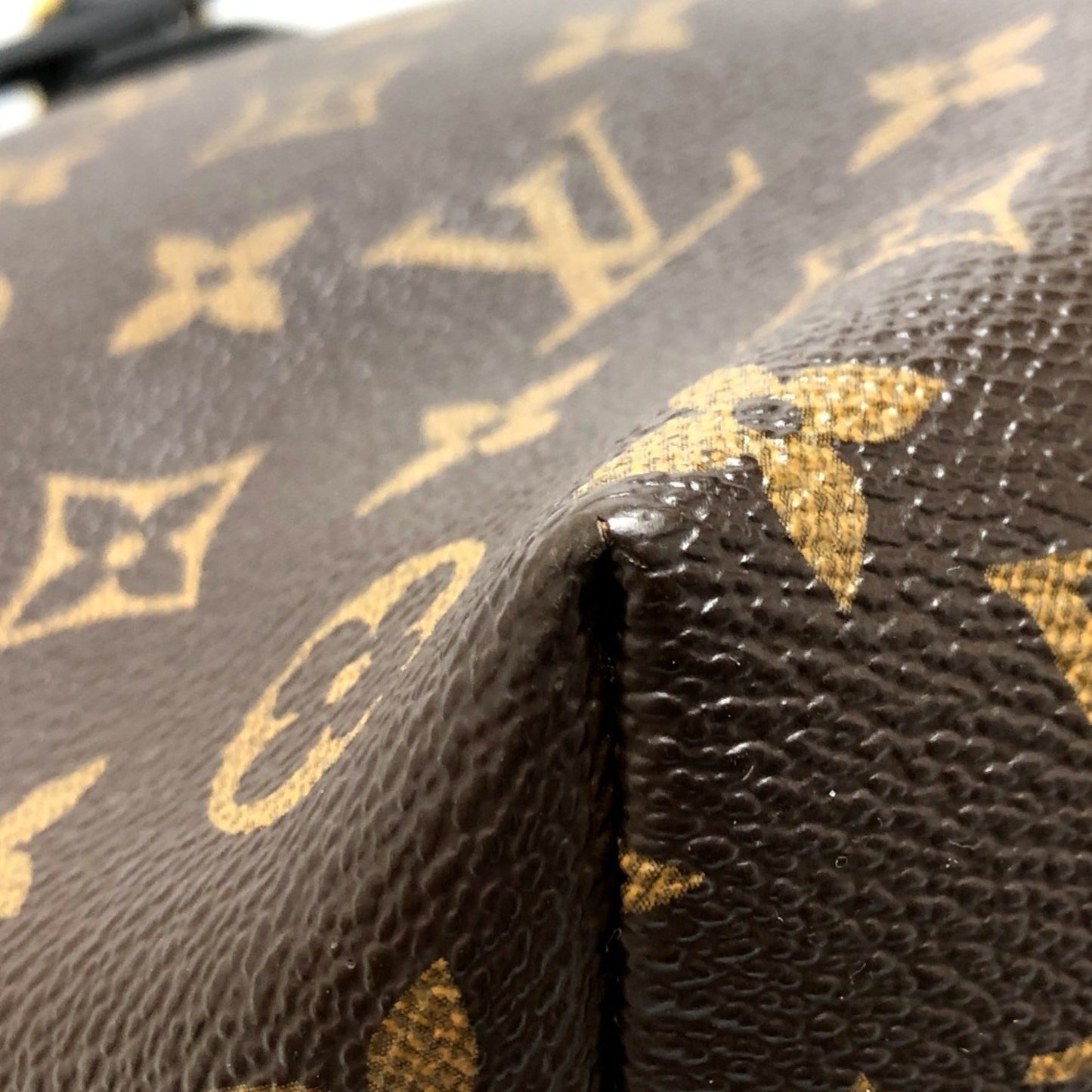 Louis Vuitton M40504 Monogram Block Tote Shoulder Bag