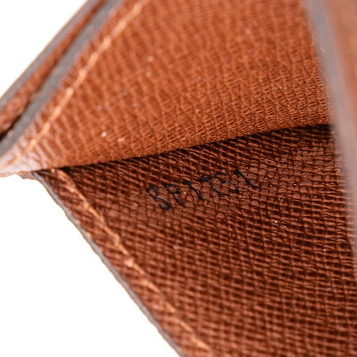 Louis Vuitton Monogram Porte Carte Sample Business Card Case/Card Case/Pass Case M61733 Brown