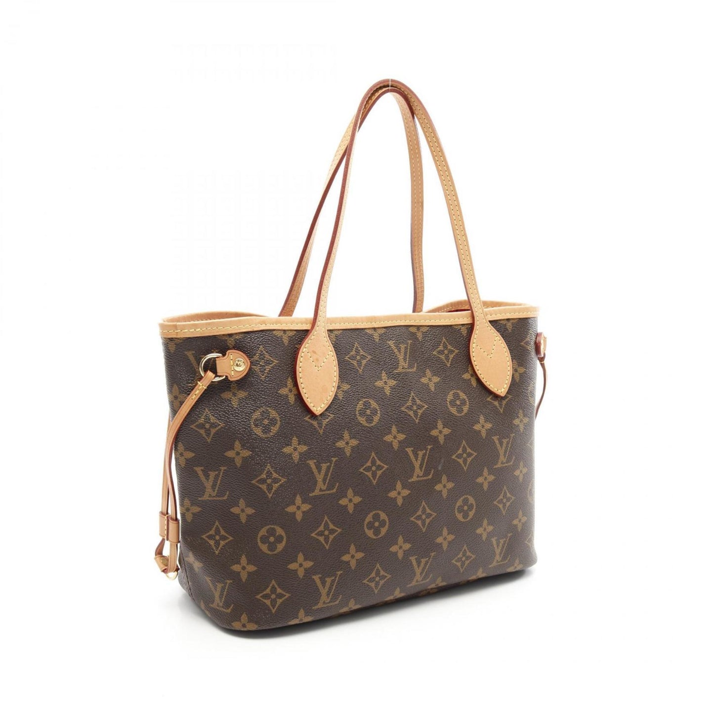 Louis Vuitton Neverfull Pm Tote Bag Coated Canvas Leather Monogram