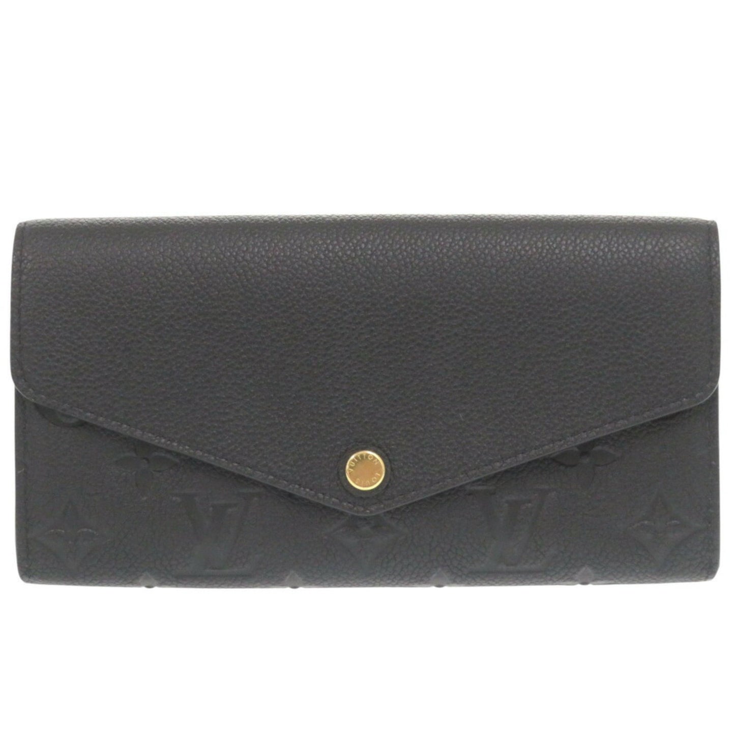 Louis Vuitton Portefeuille Sarah Monogram Empreinte Black M61182 Ic Chip Long Wallet Lv 1742Louis